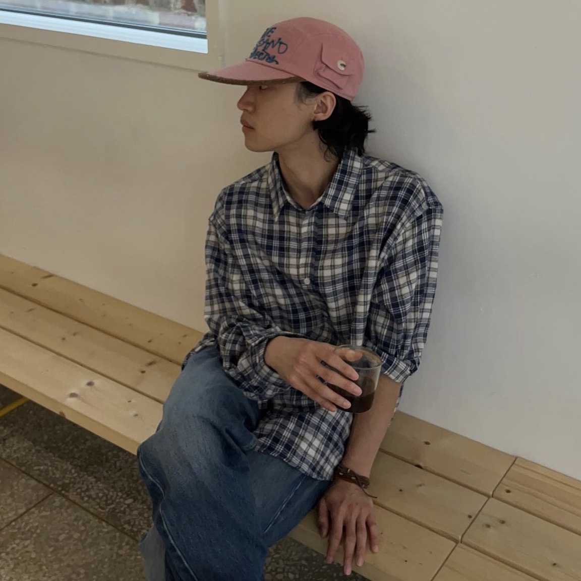 Problemallways The Sand Collector Pocket Camp Cap Green, Problemallways The Sand Collector Pocket Camp Cap Blue 착용 스타일
