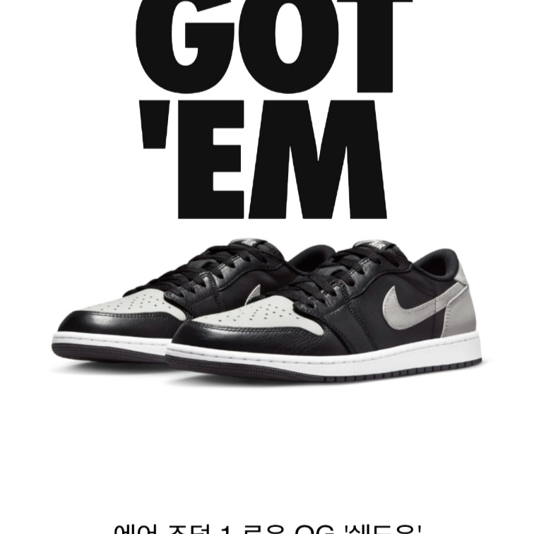 Jordan 1 Retro Low OG Shadow 착용 스타일
