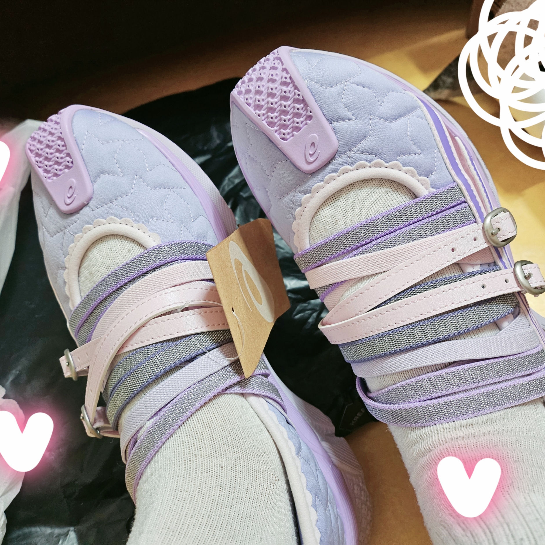 (W) Asics x Kiko Kostadinov x Heaven by Marc Jacobs Gel-Lokros Vapor Cosmos 착용 스타일 - 2