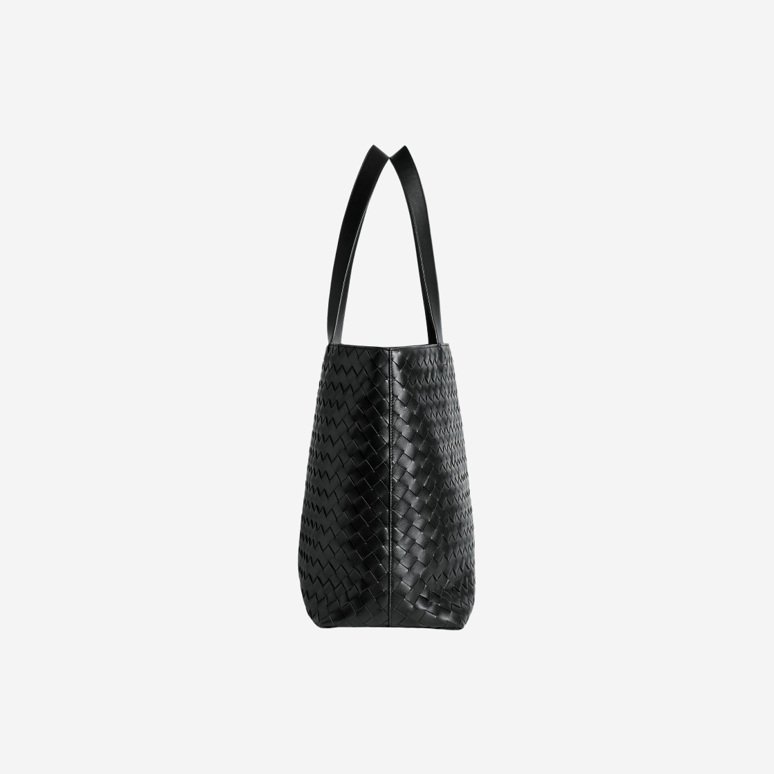 Bottega Veneta Large Intrecciato Leather Zipped Tote Bag Black 상세 이미지 2