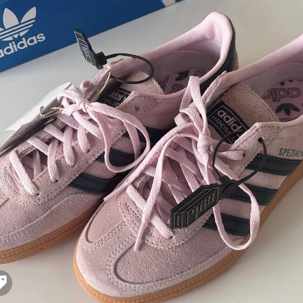 (W) Adidas Spezial Handball Clear Pink 착용 스타일