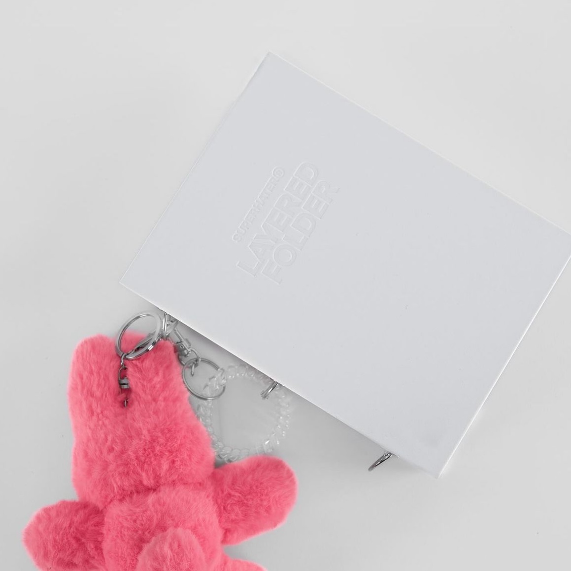 Lelbobrown Bunny Keyring Romantic, Lelbobrown Bunny Keyring Black 착용 스타일