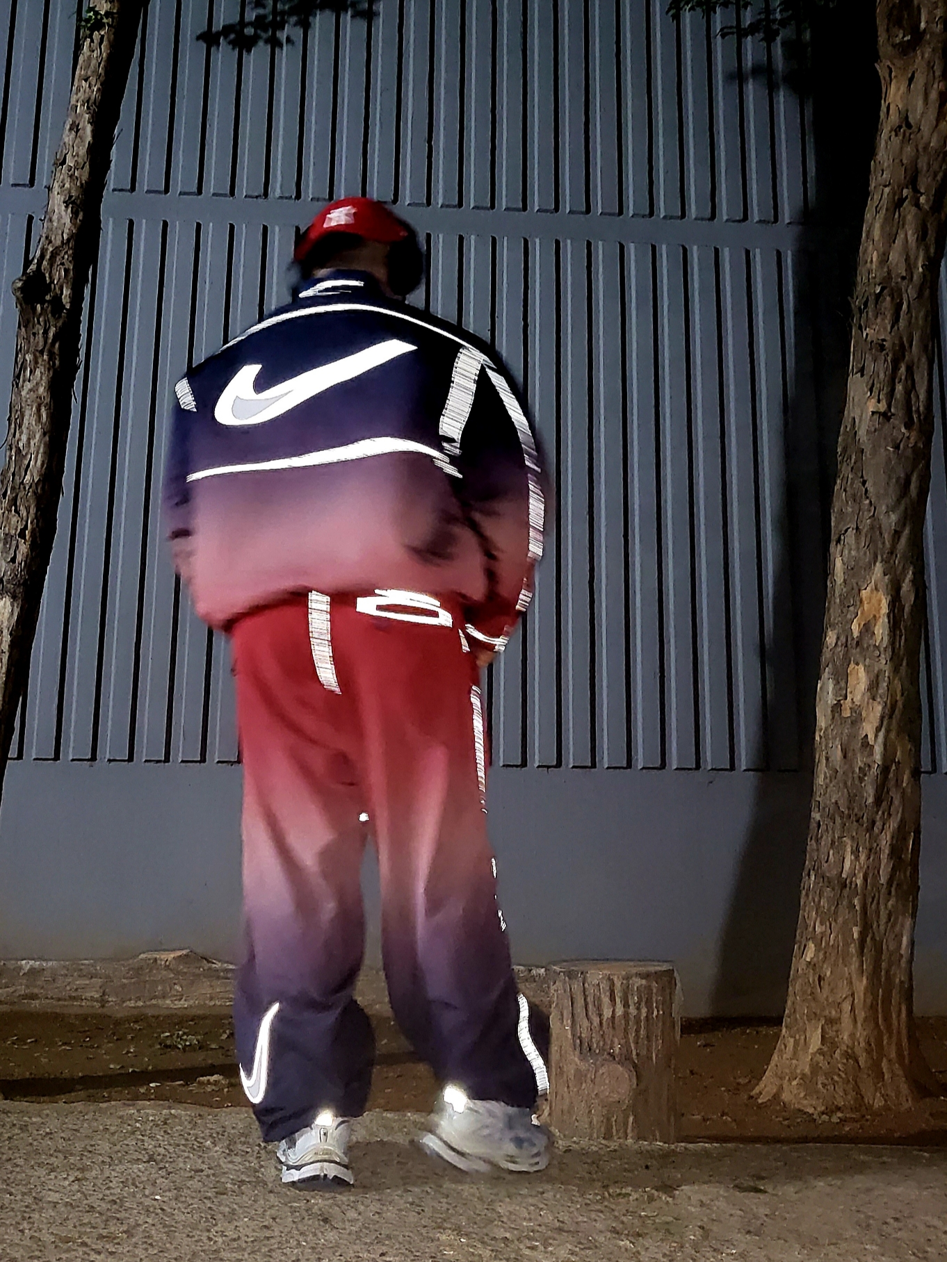 Supreme x Nike Ripstop Pullover Multicolor - 24SS, Supreme x Nike Ripstop Track Pants Multicolor - 24SS 착용 스타일 - 2