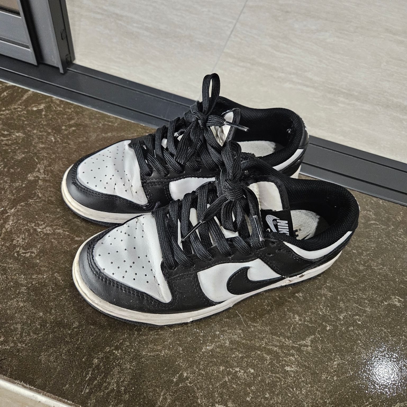 (W) Nike Dunk Low Black 착용 스타일