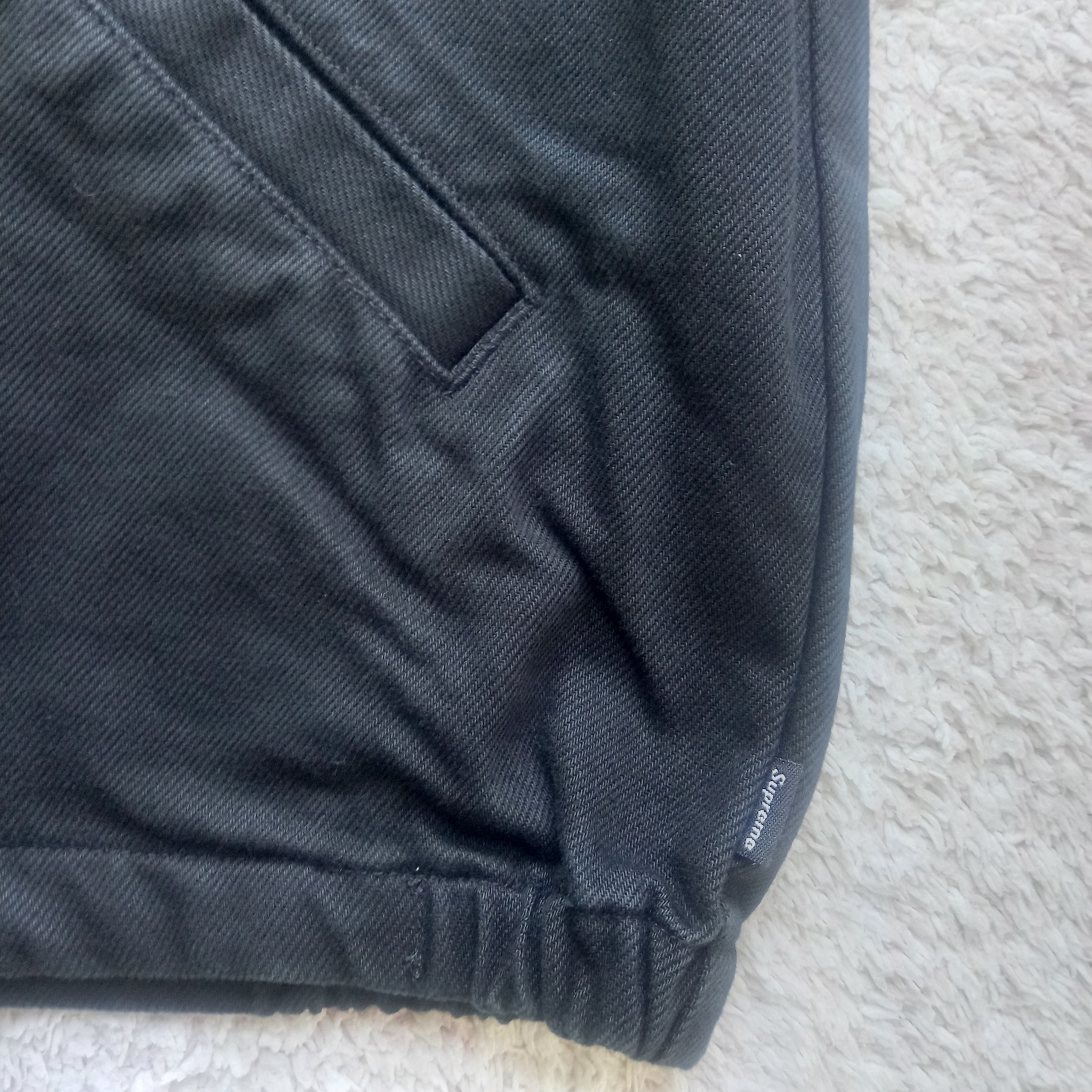 Supreme Arc Denim Coaches Jacket Black - 24SS 착용 스타일 - 4