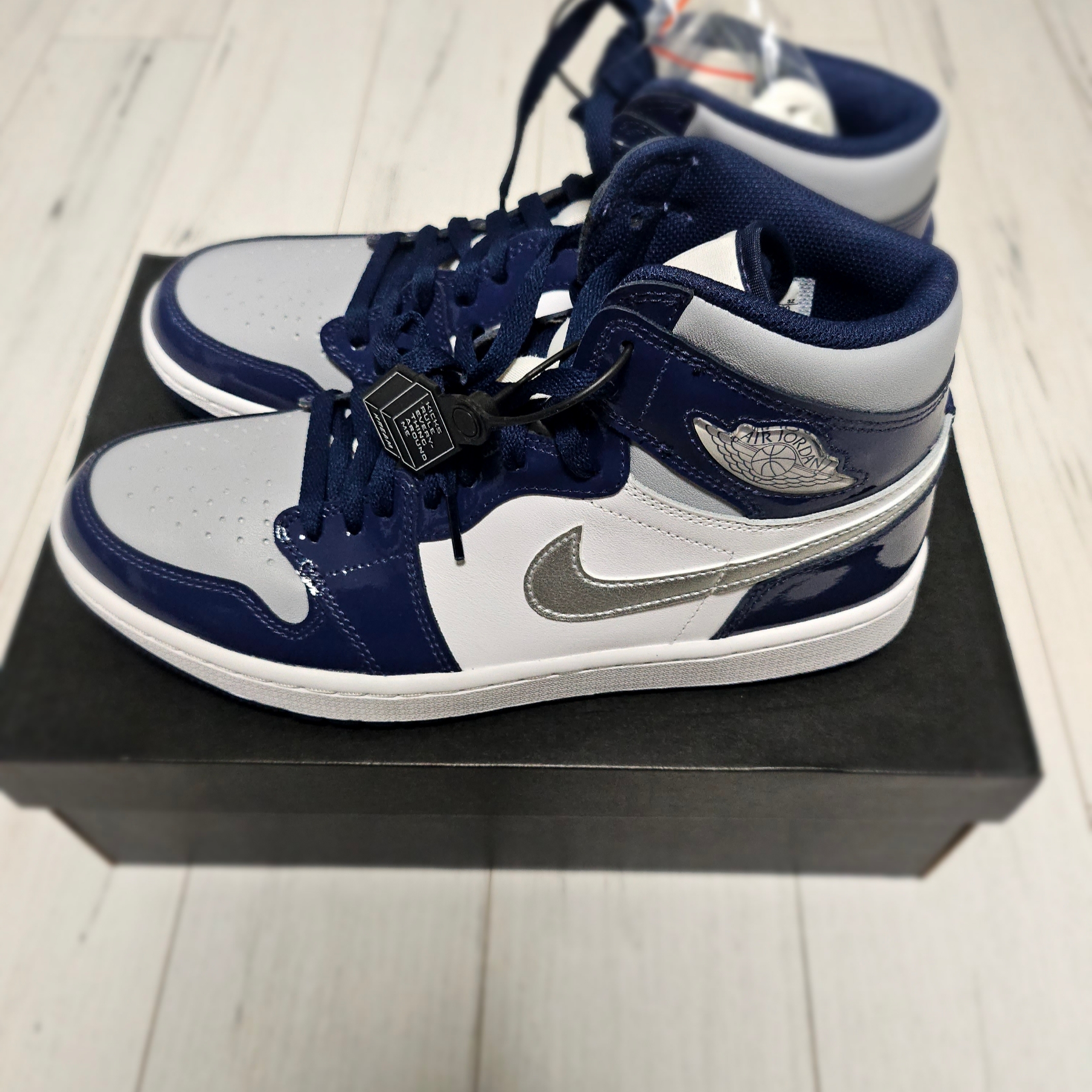 Jordan 1 High Golf Midnight Navy 착용 스타일 - 4