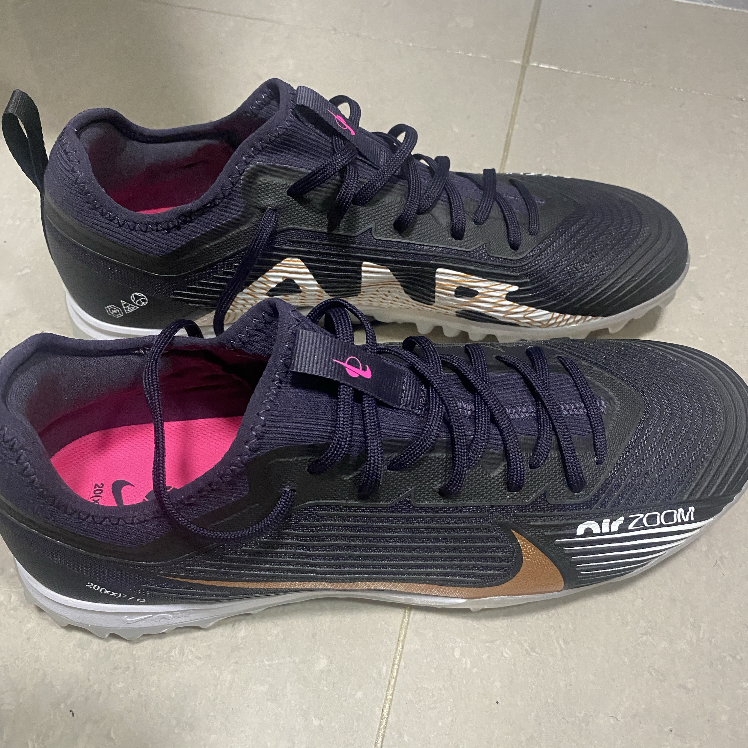 Nike Zoom Mercurial Vapor 15 Pro TF Cave Purple 착용 스타일