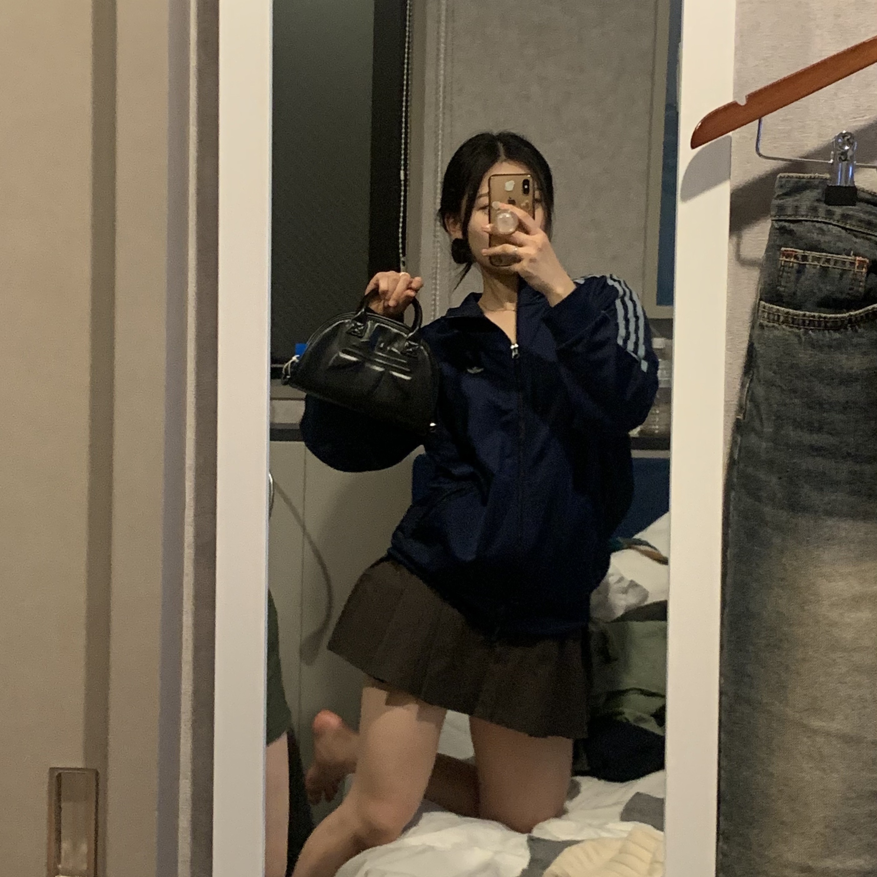 Adidas Originals Beckenbauer Track Jacket Night Indigo - KR Sizing, Adidas Adicolor Classic Beckenbauer Track Top Night Indigo - KR Sizing μ°©μ© μ€νμΌ - 1