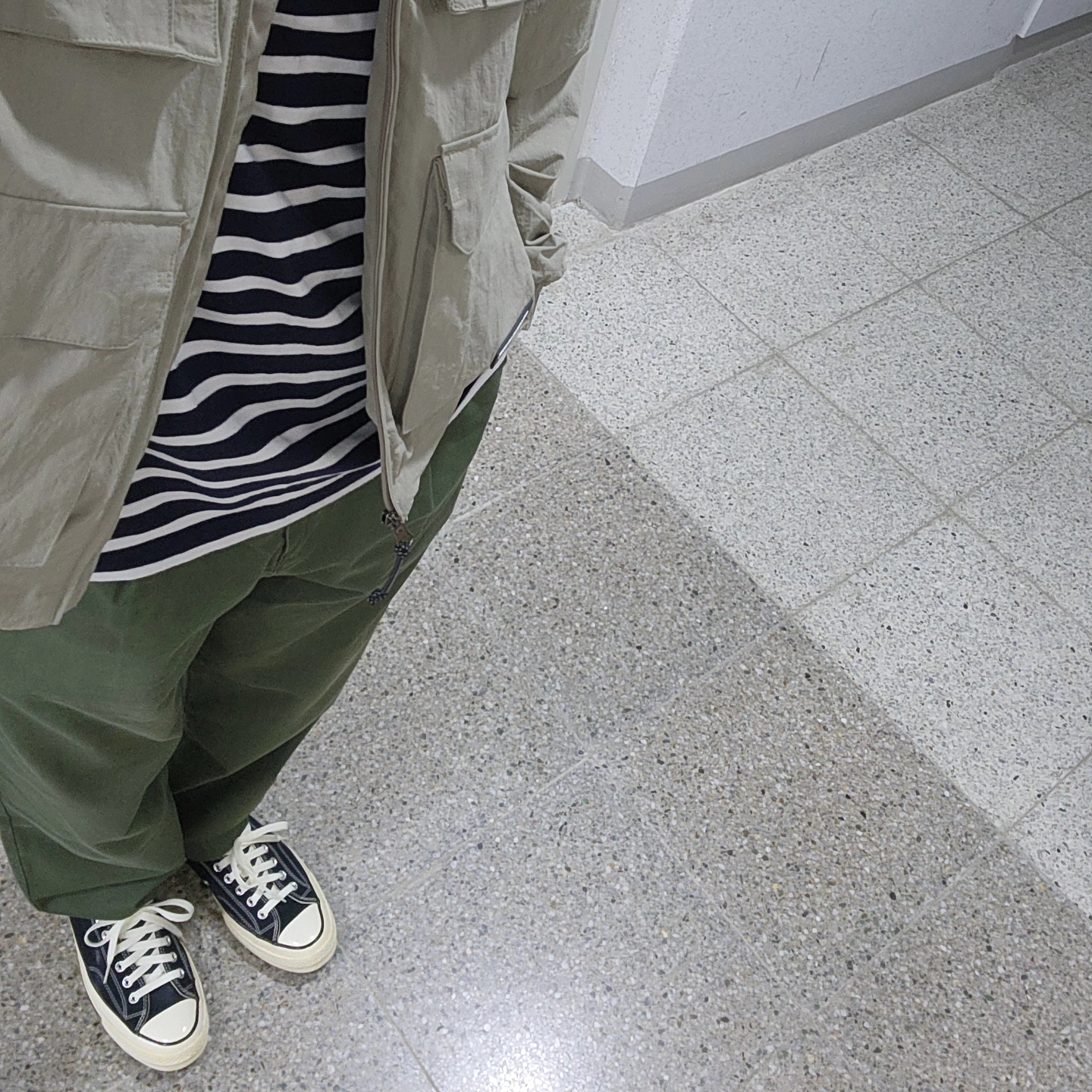Converse Chuck 70 Ox Black - Standard 착용 스타일 - 1