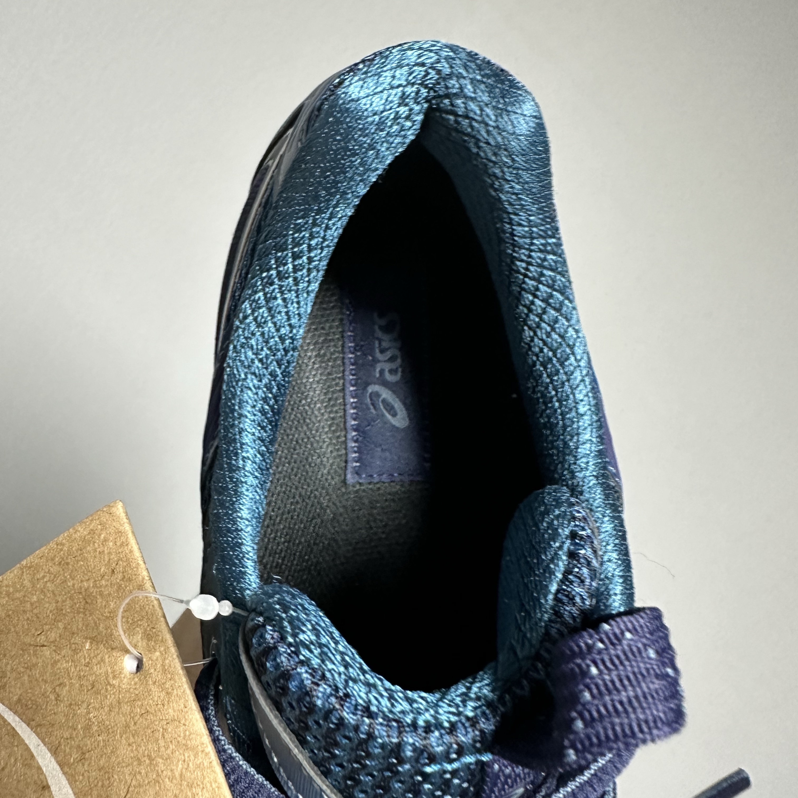 Asics US5-S Gel-Quantum Kinetic Light Indigo Peacoat 착용 스타일 - 3