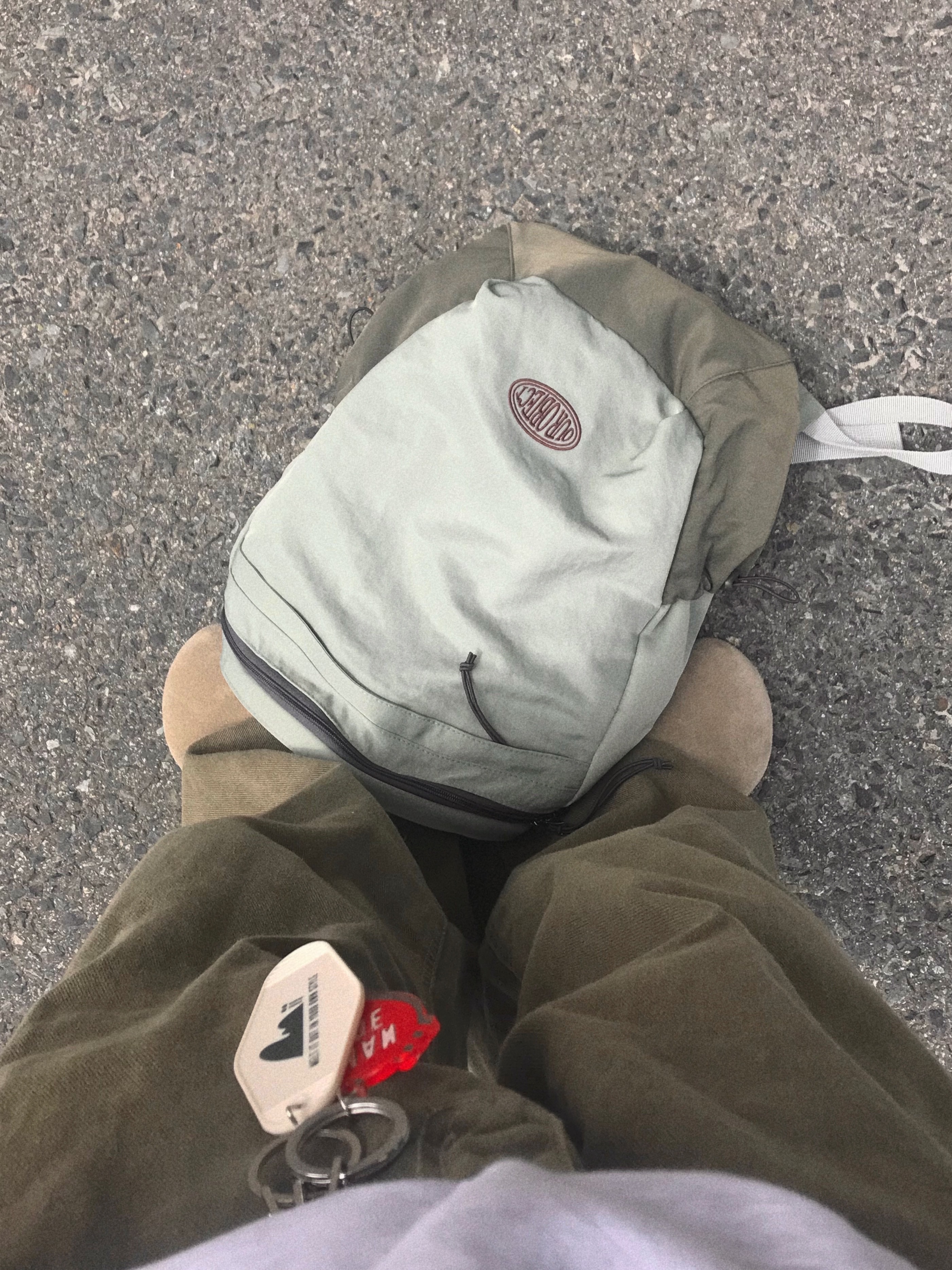 Birkenstock Boston Soft Footbed Taupe - Regular, Human Made Heart Keyring Red 착용 스타일 - 1