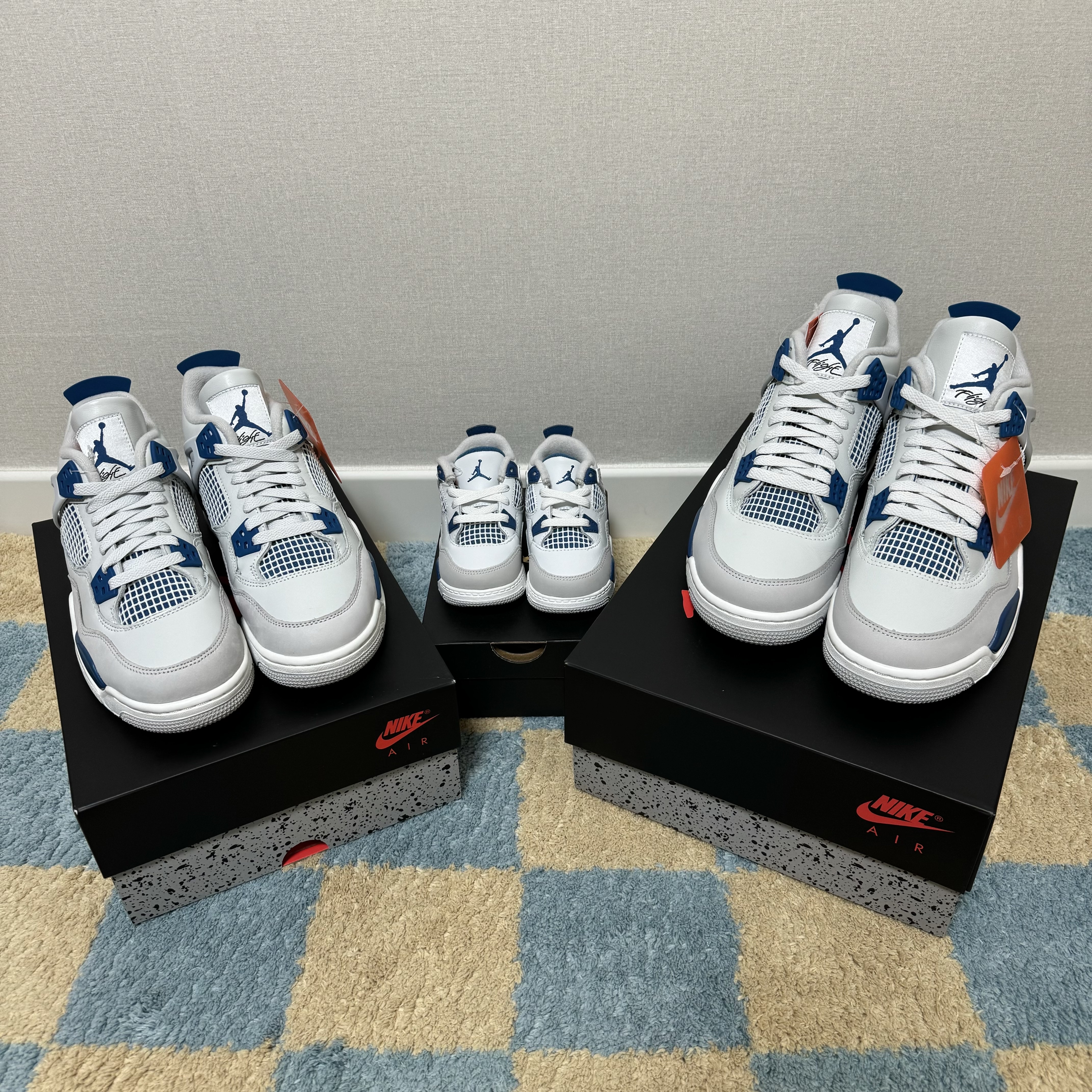 Jordan 4 Retro Industrial Blue, (PS) Jordan 4 Retro Industrial Blue 착용 스타일 - 3