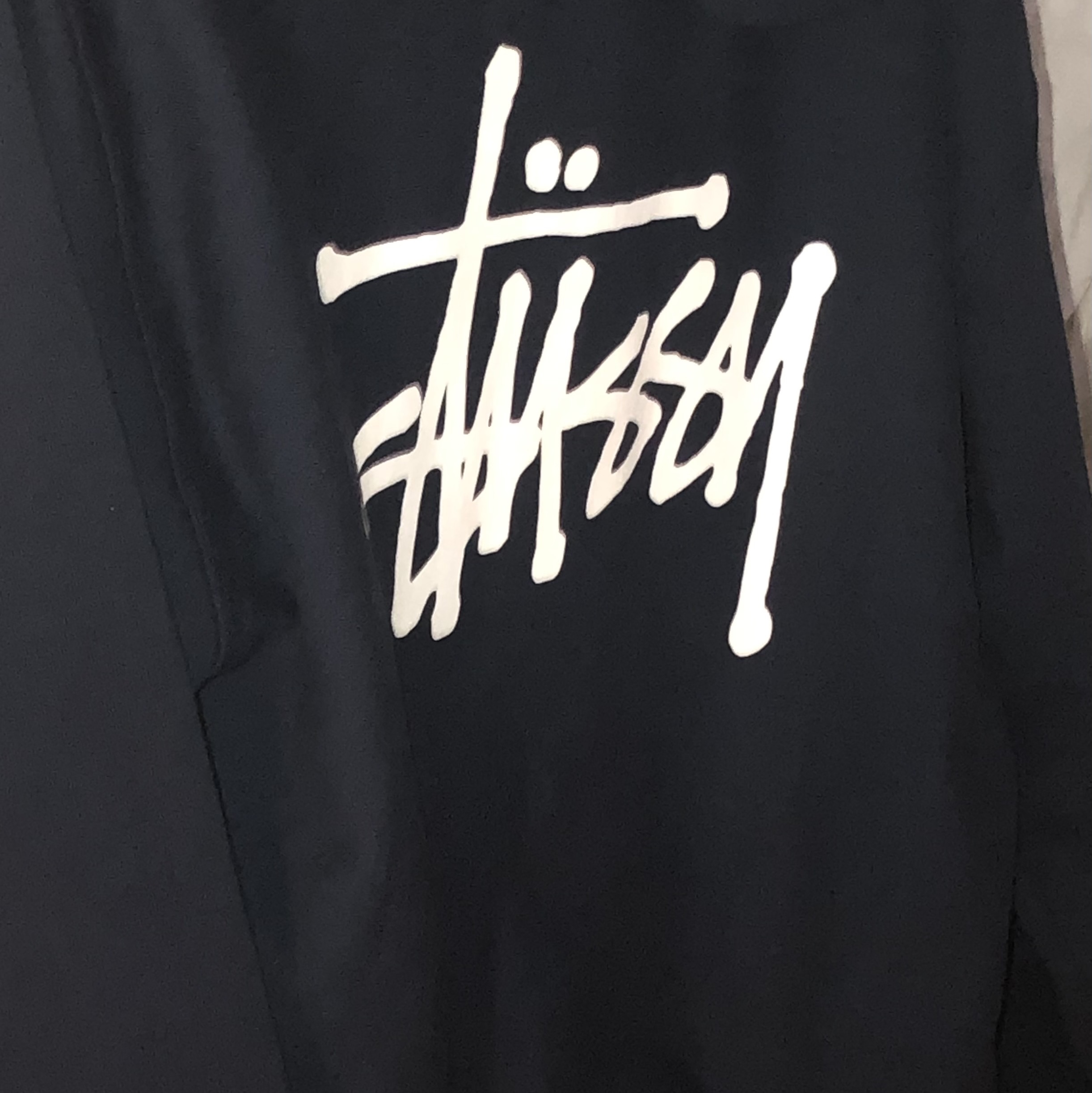 Stussy Basic Stussy Zip Hoodie Navy 2024, 2025 착용 스타일