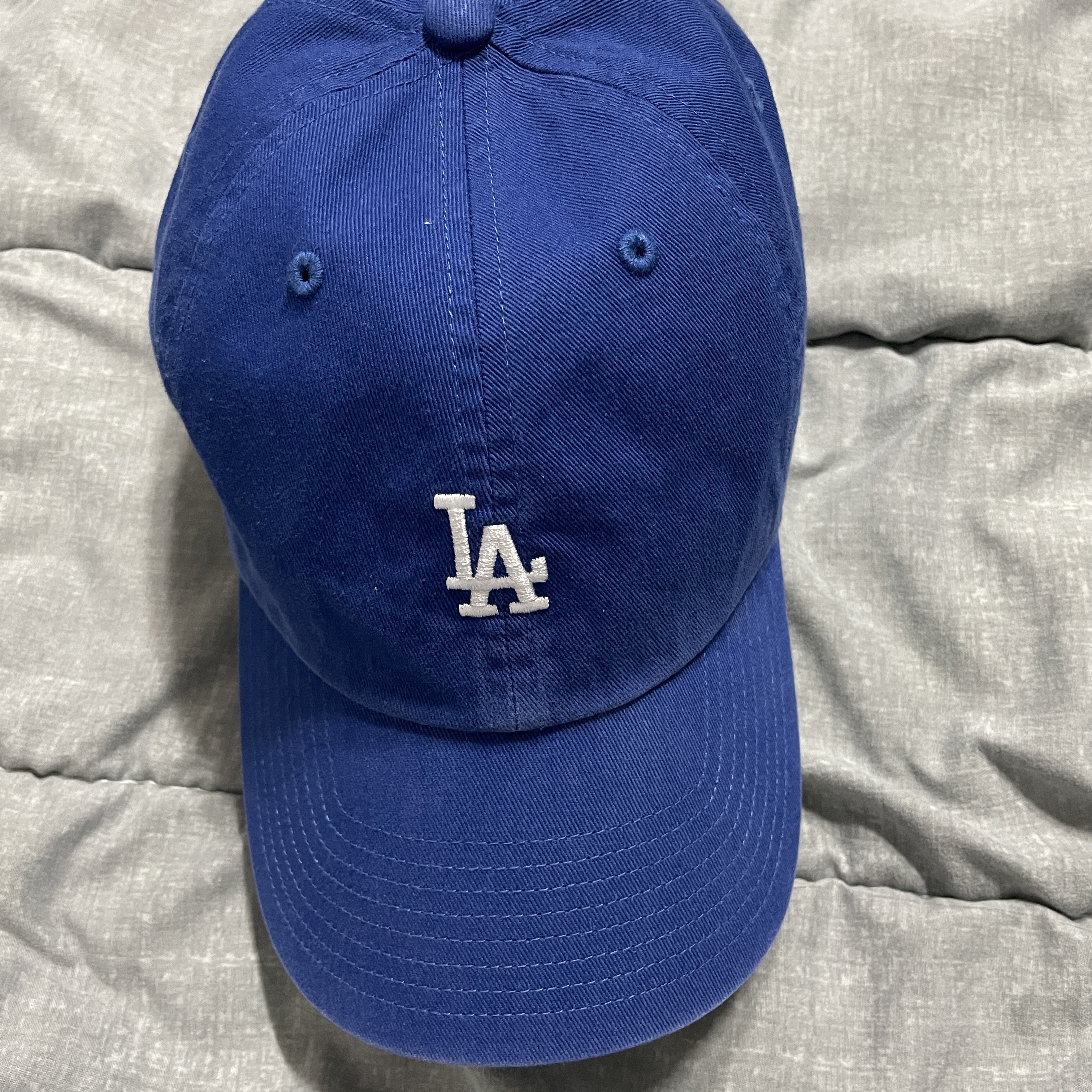 47 Brand LA Dodgers Base Runner Clean Up Royal 착용 스타일