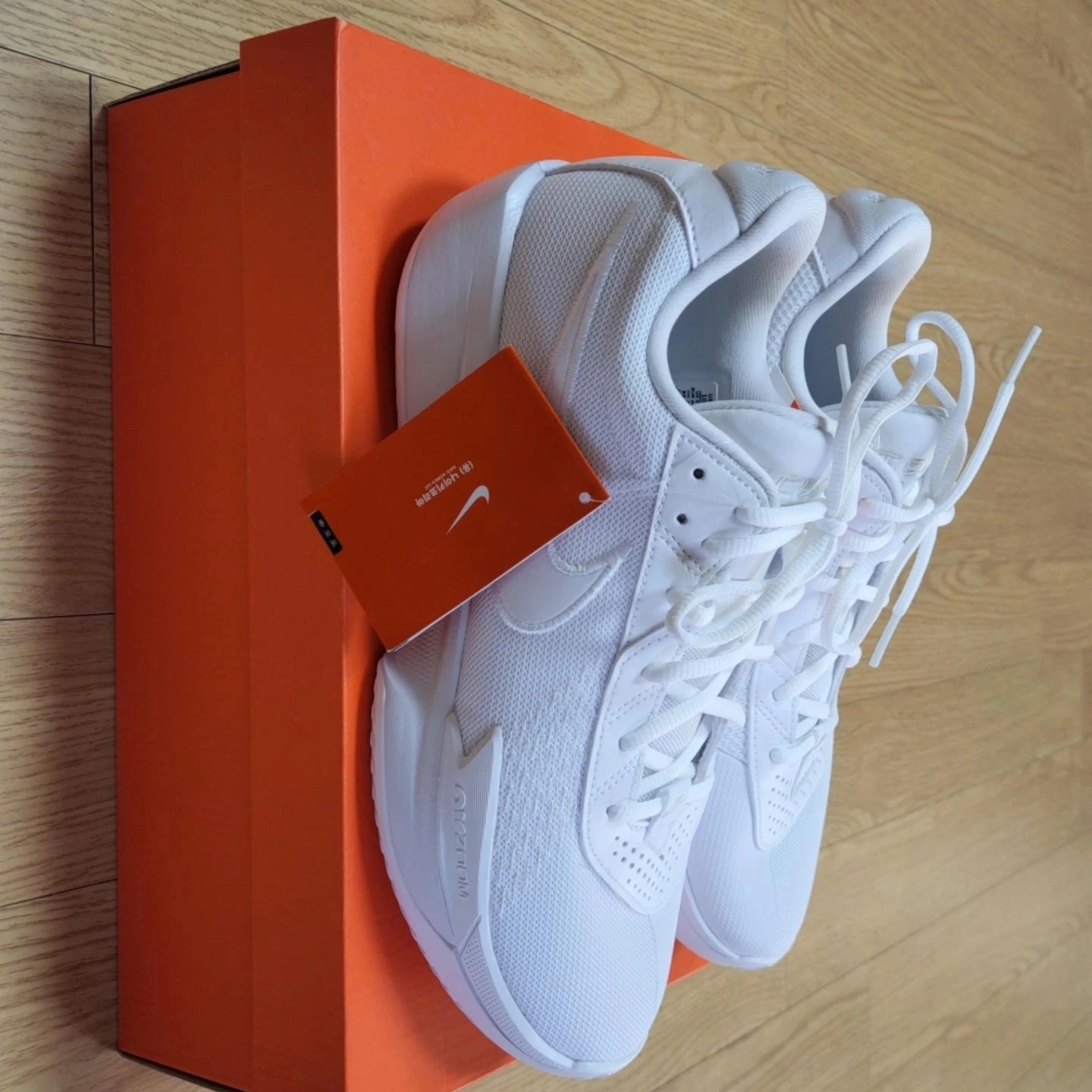 Nike Air Zoom G.T. Cut Academy EP White Photon Dust 착용 스타일