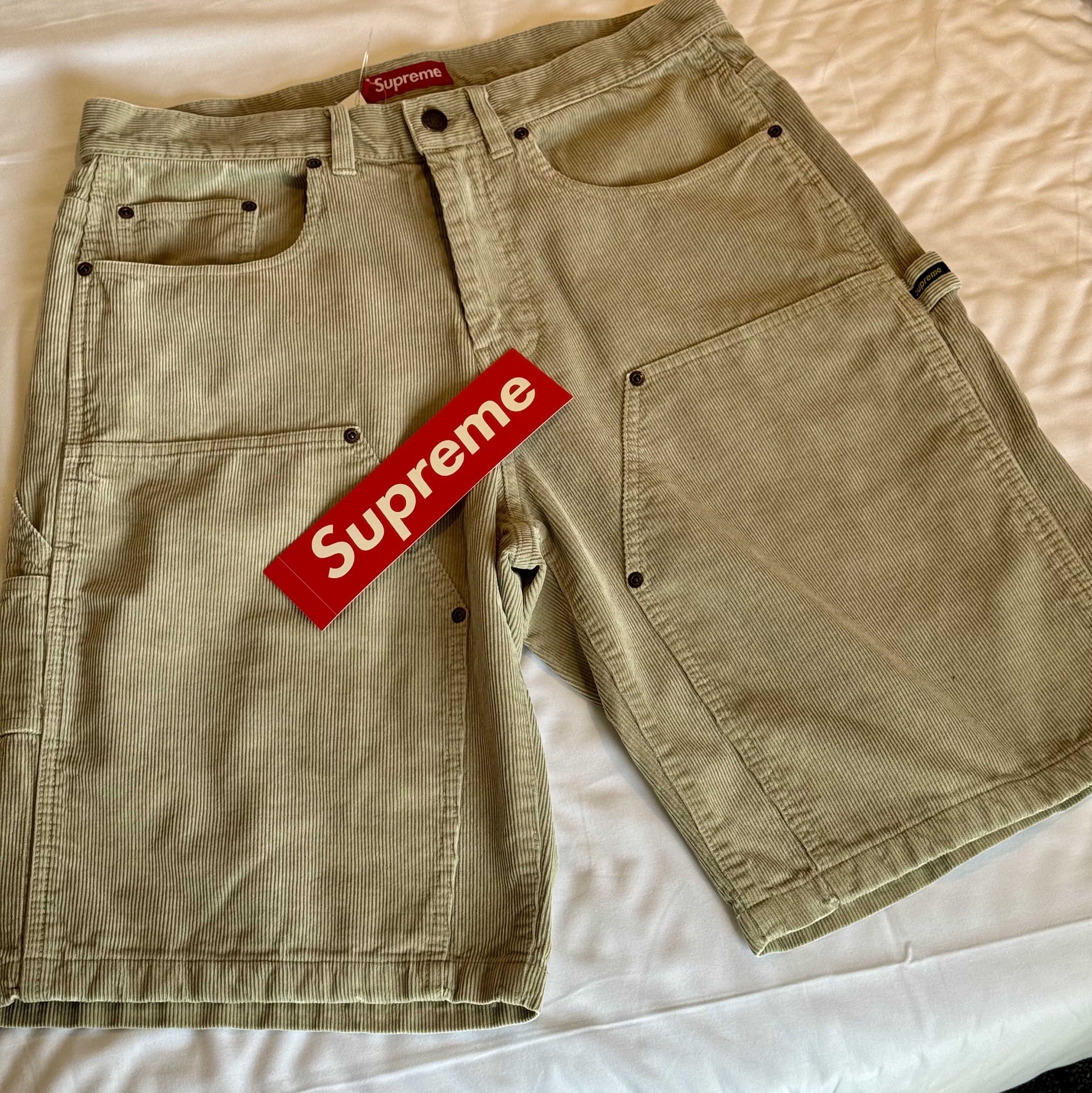 Supreme Reflective Ripstop Camp Cap Woodland Camo - 24SS, Supreme Reflective Ripstop Camp Cap Navy - 24SS 착용 스타일 - 2