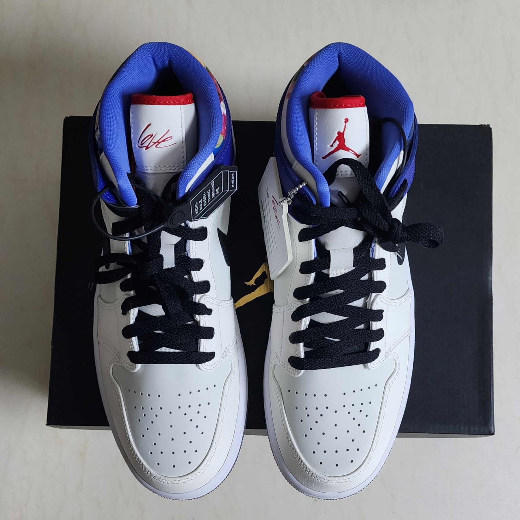 Jordan 1 Mid SE Floral 착용 스타일 - 4