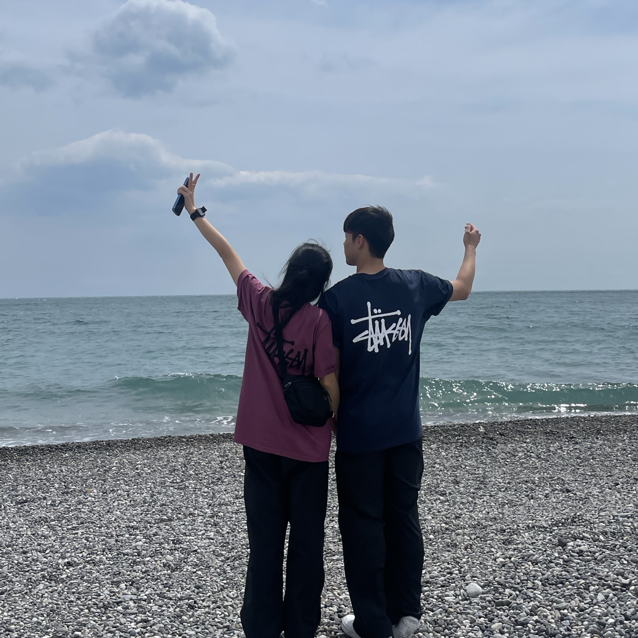 (GS) Jordan 1 Low Cherrywood Red, Nike Air Force 1 '07 Low White 착용 스타일 - 2