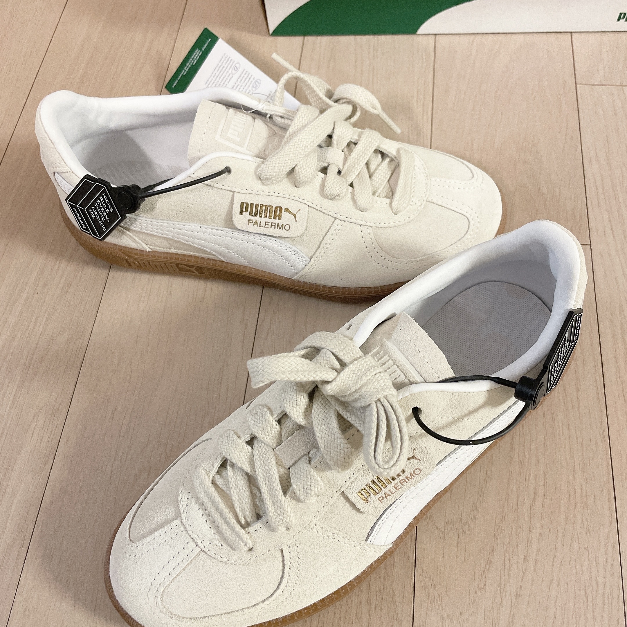 Puma Palermo Alpine Snow White 착용 스타일 - 2
