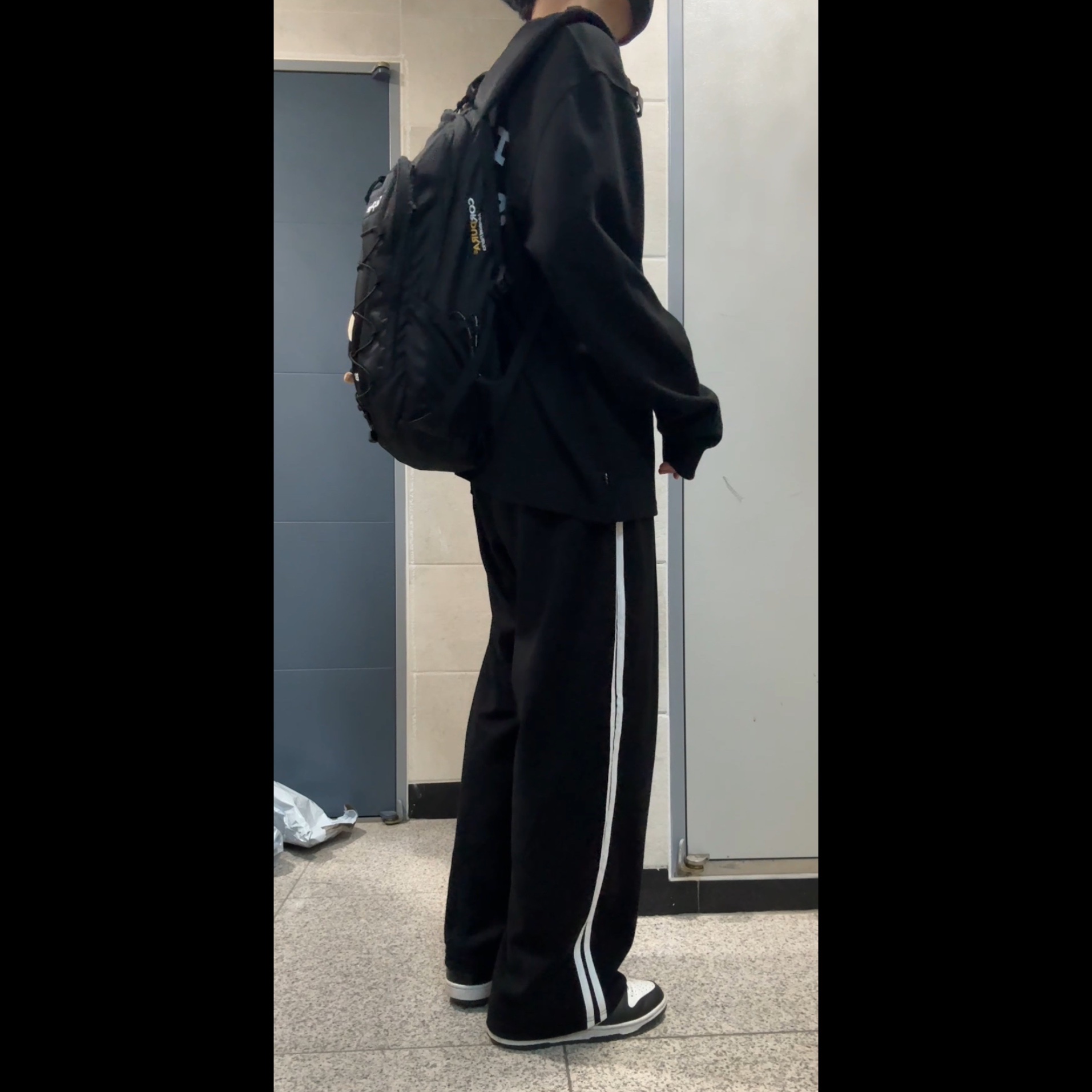 IAB Studio Long Sleeve Black - 23FW 착용 스타일 - 2