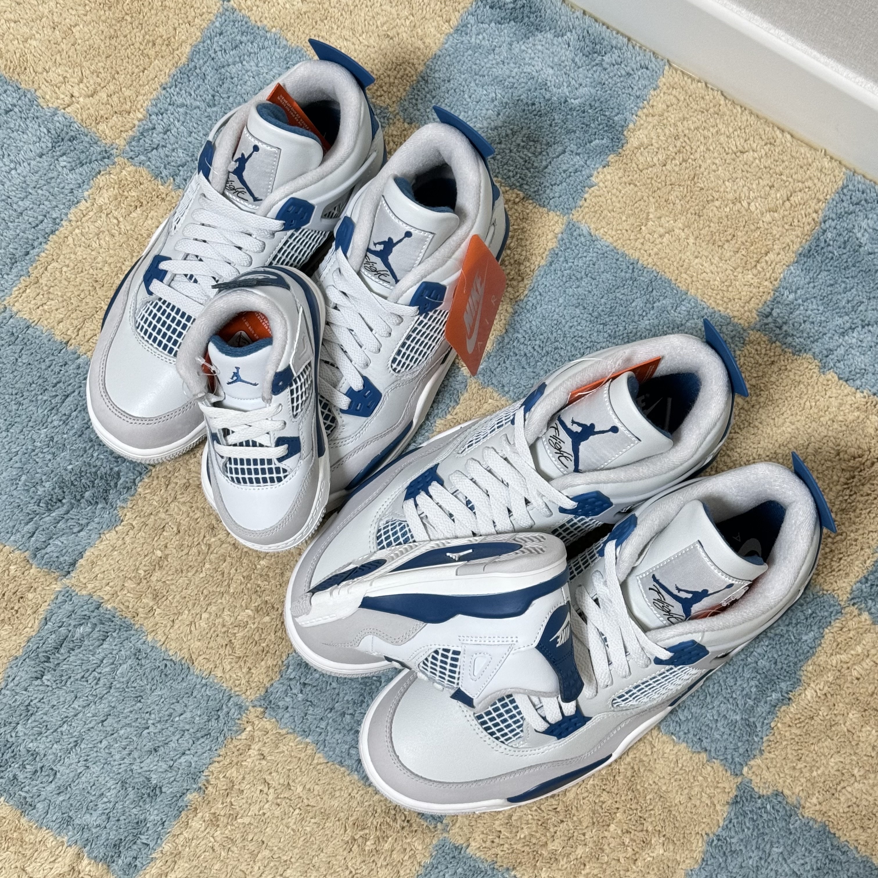 Jordan 4 Retro Industrial Blue, (PS) Jordan 4 Retro Industrial Blue 착용 스타일 - 2