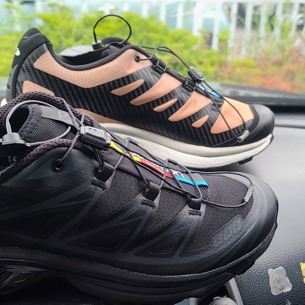 Salomon XT-4 Tobacco Brown 착용 스타일