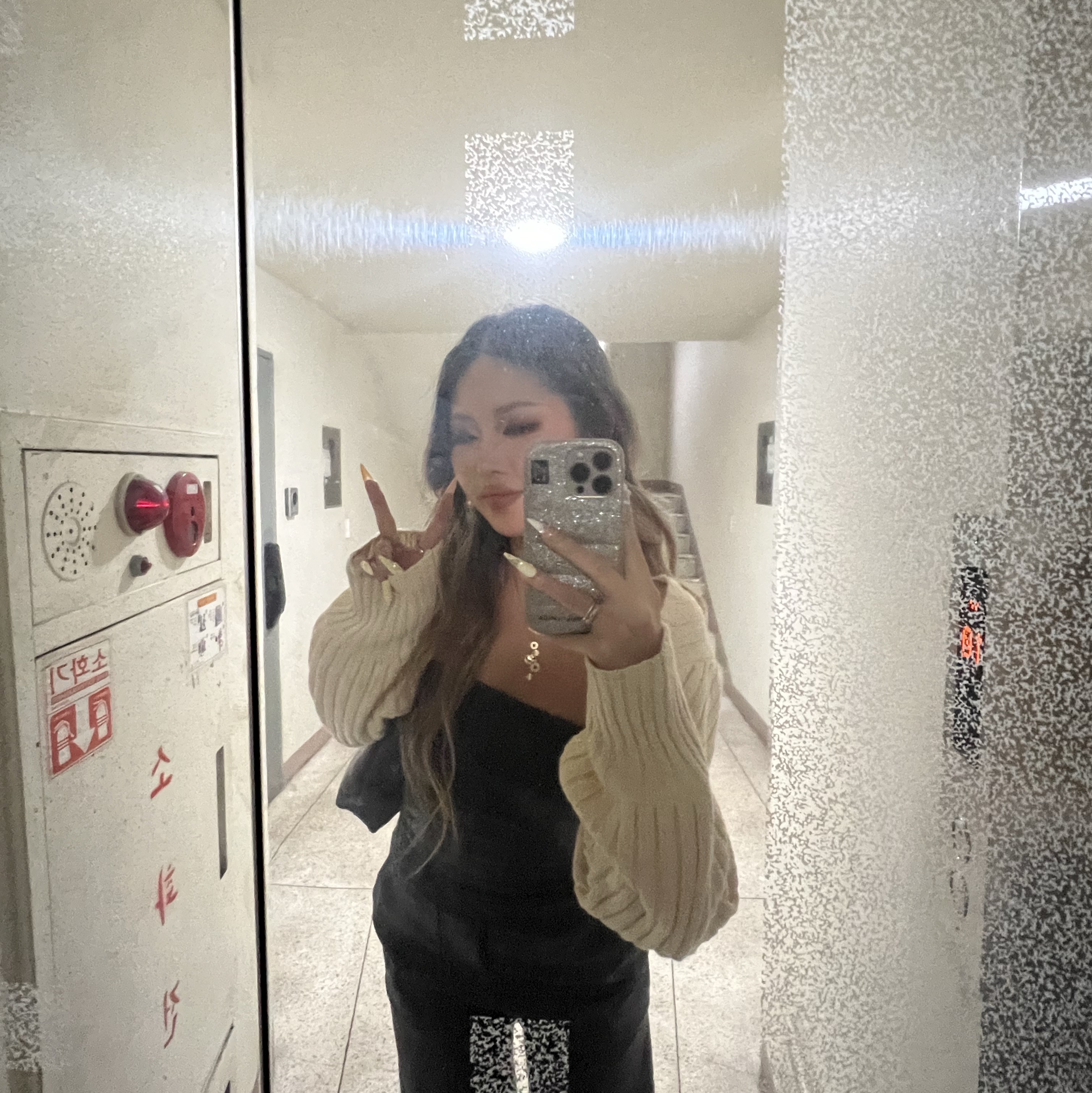 Maison Margiela Glam Slam Hobo Small Black, Urbansophistication The Puffer Case Chrome 착용 스타일