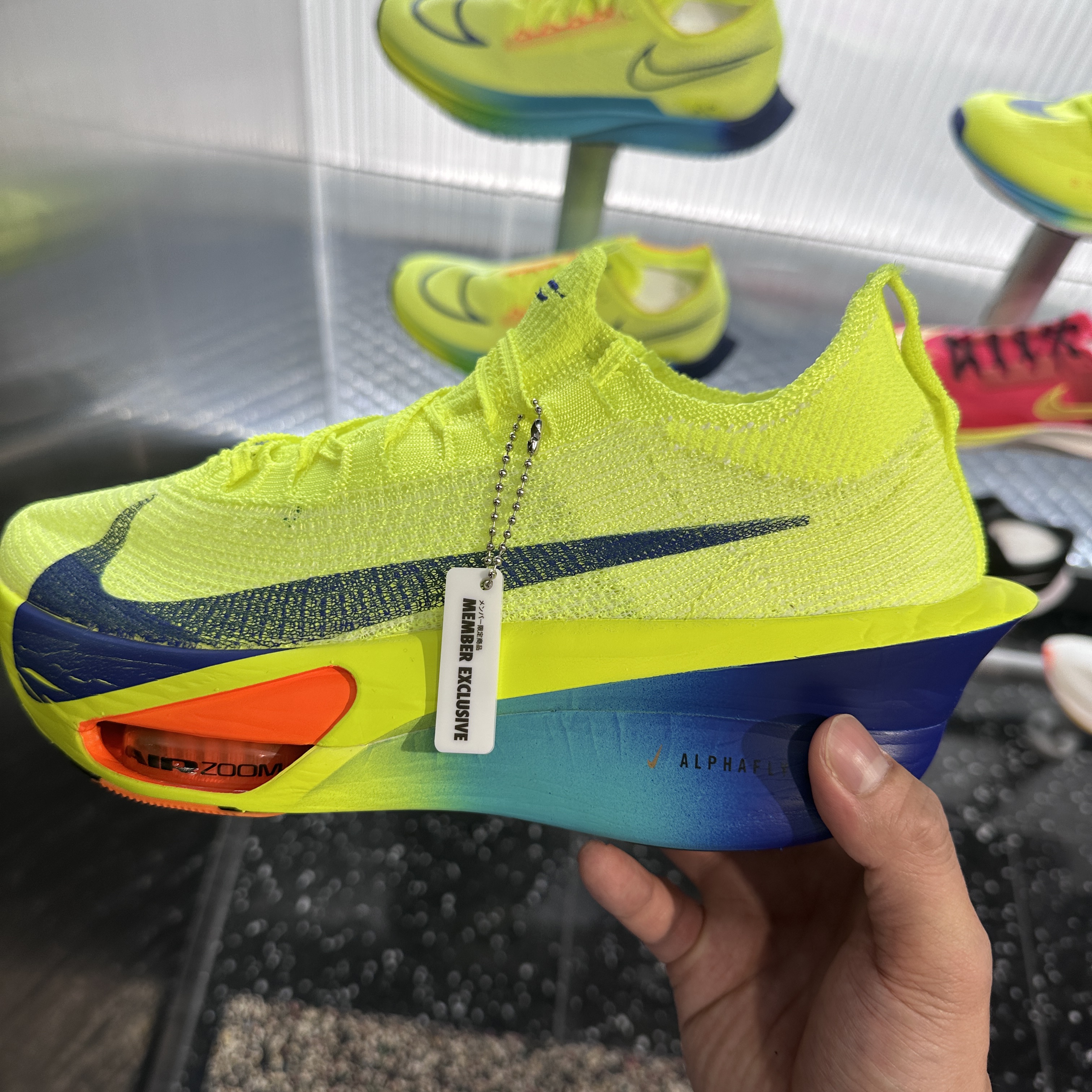 Nike Air Zoom Alphafly Next% 3 Volt 착용 스타일