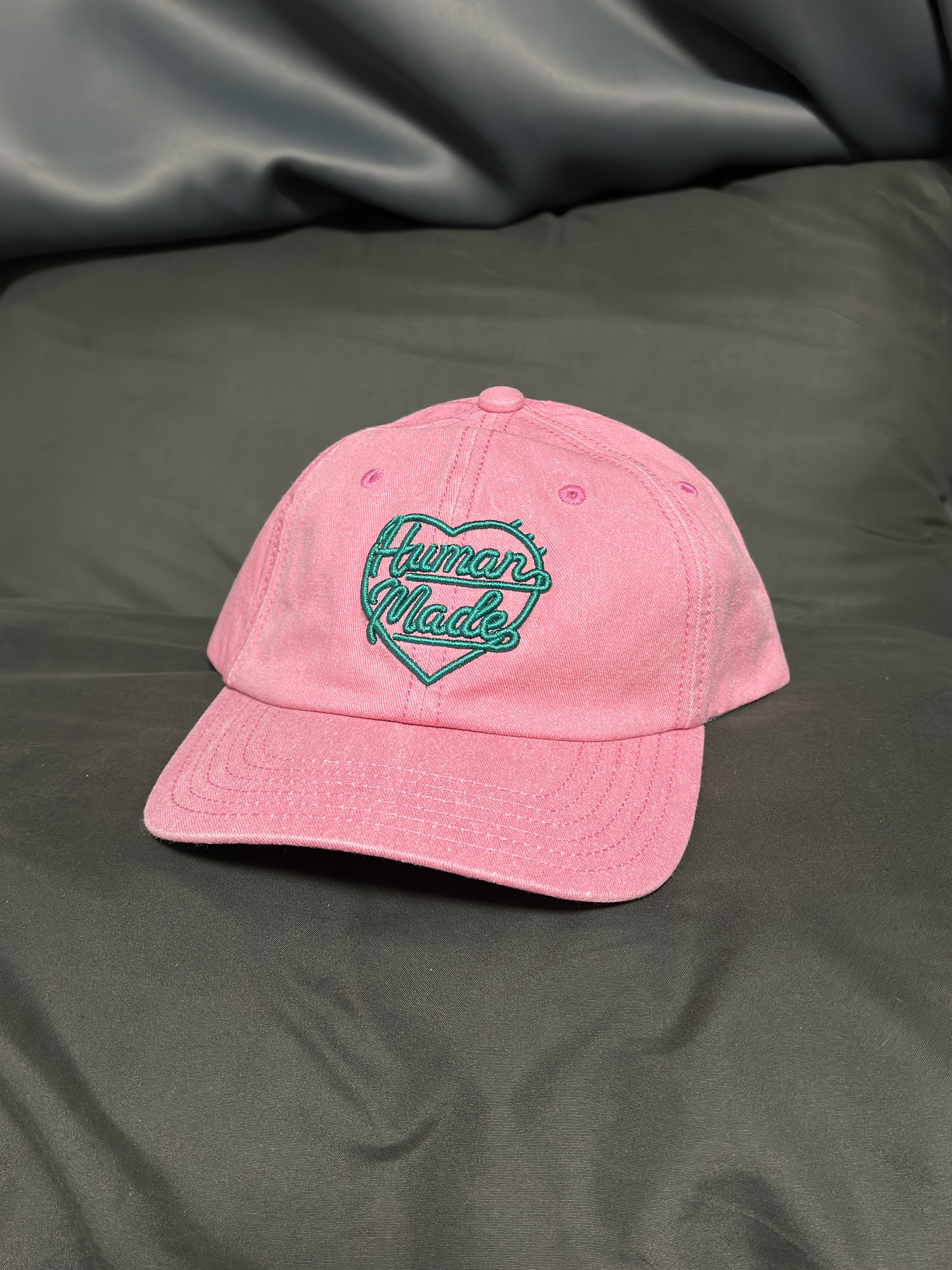 Human Made 6 Panel Cap #1 Pink 착용 스타일 - 2