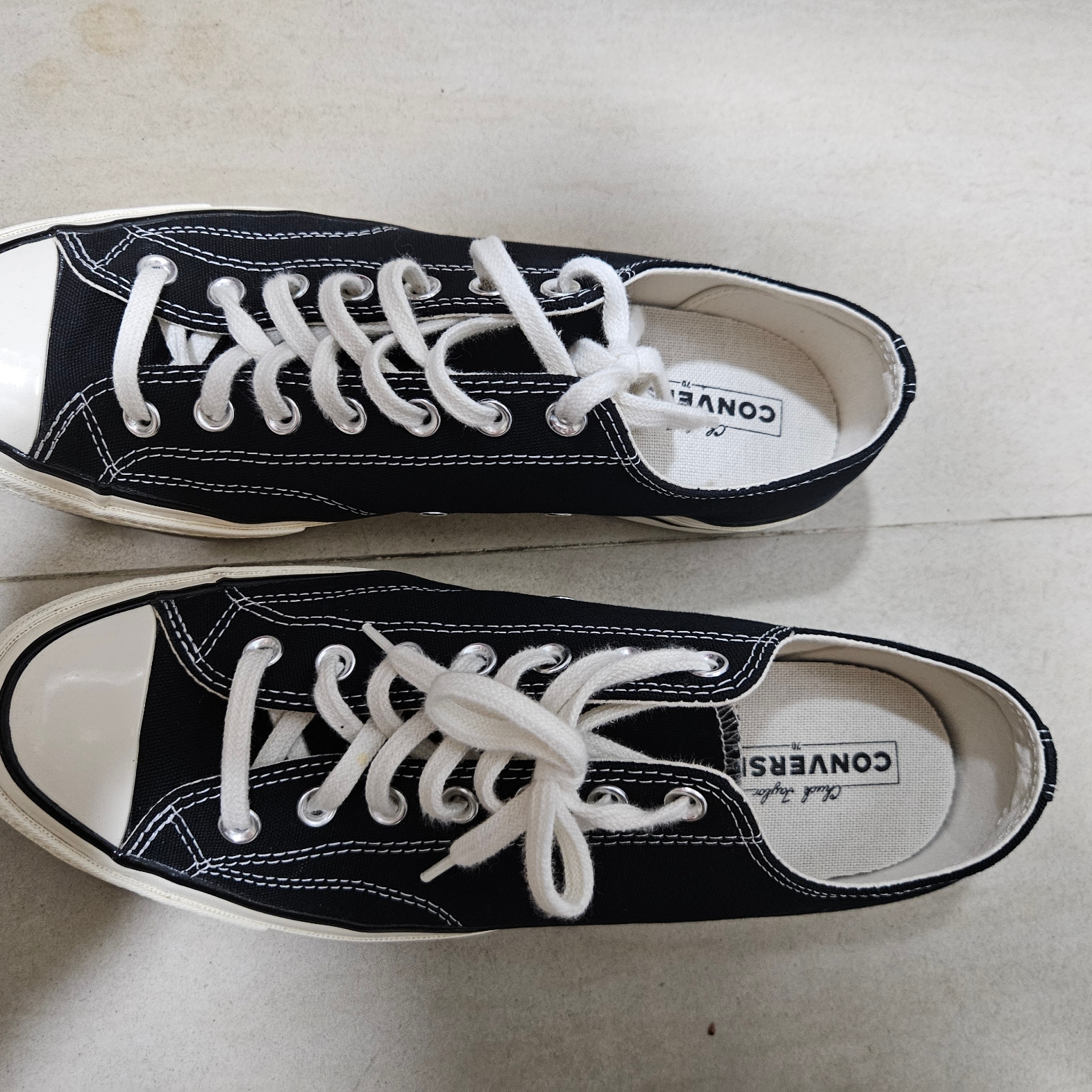 Converse Chuck 70 Ox Black - Standard 착용 스타일