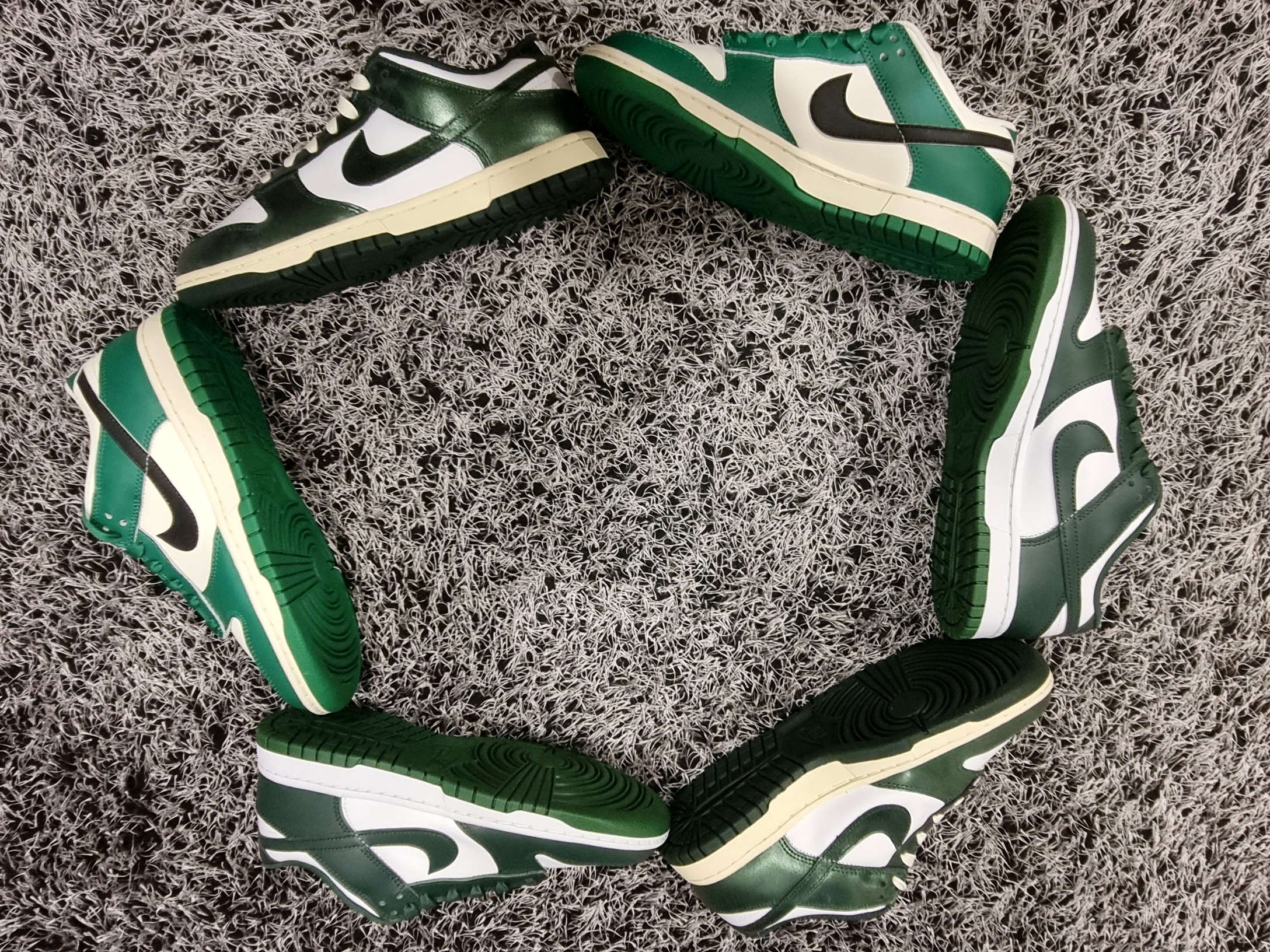 Nike Dunk Low Retro SE Jackpot Malachite, (W) Nike Dunk Low Vintage Green 착용 스타일 - 2