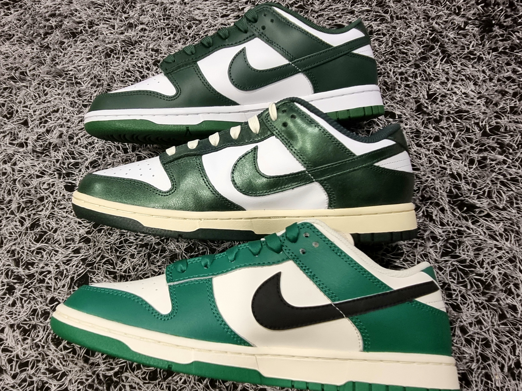 Nike Dunk Low Retro SE Jackpot Malachite, (W) Nike Dunk Low Vintage Green 착용 스타일 - 1