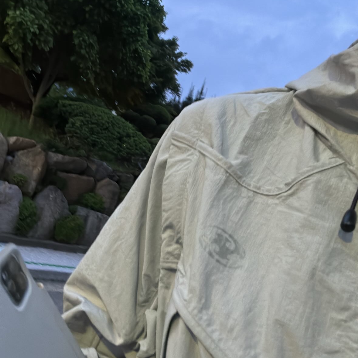 Sansan Gear 2Way Wave Jacket Grey - 24SS 착용 스타일