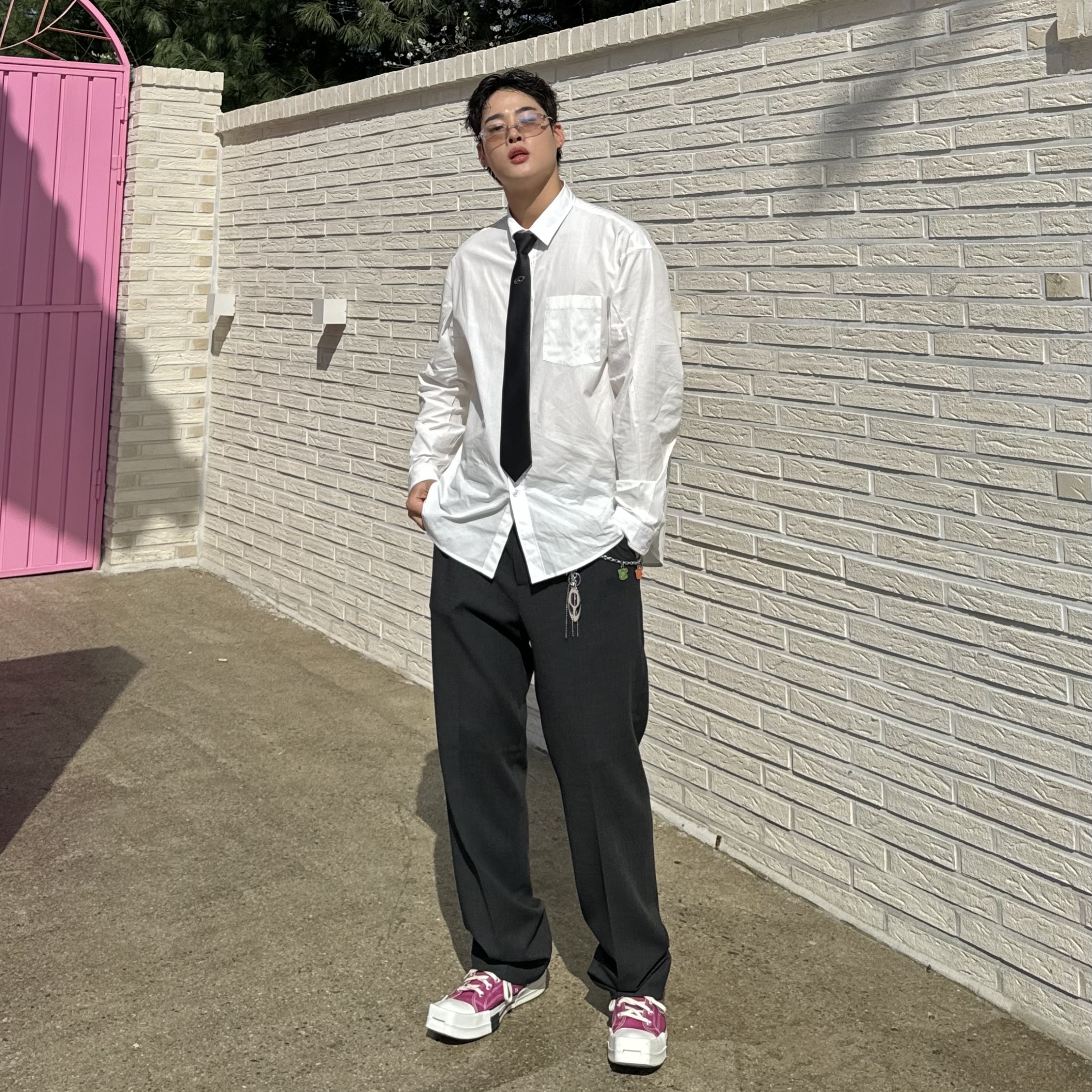 Converse x Drkshdw Turbodrk Chuck 70 Hi Laceless Cactus Flower 착용 스타일 - 1