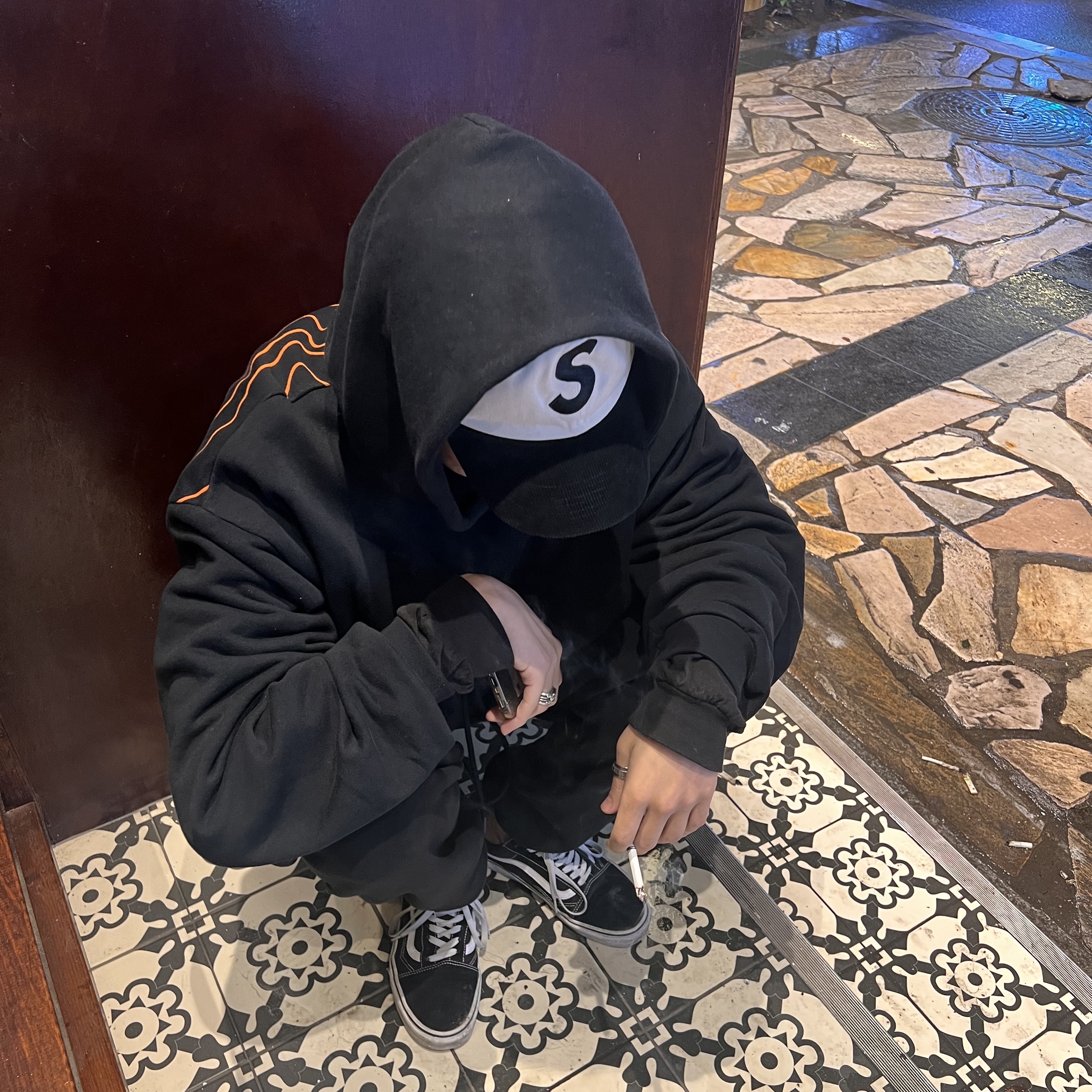 Supreme 2-Tone S Logo 6-Panel Stone - 24SS 착용 스타일 - 2