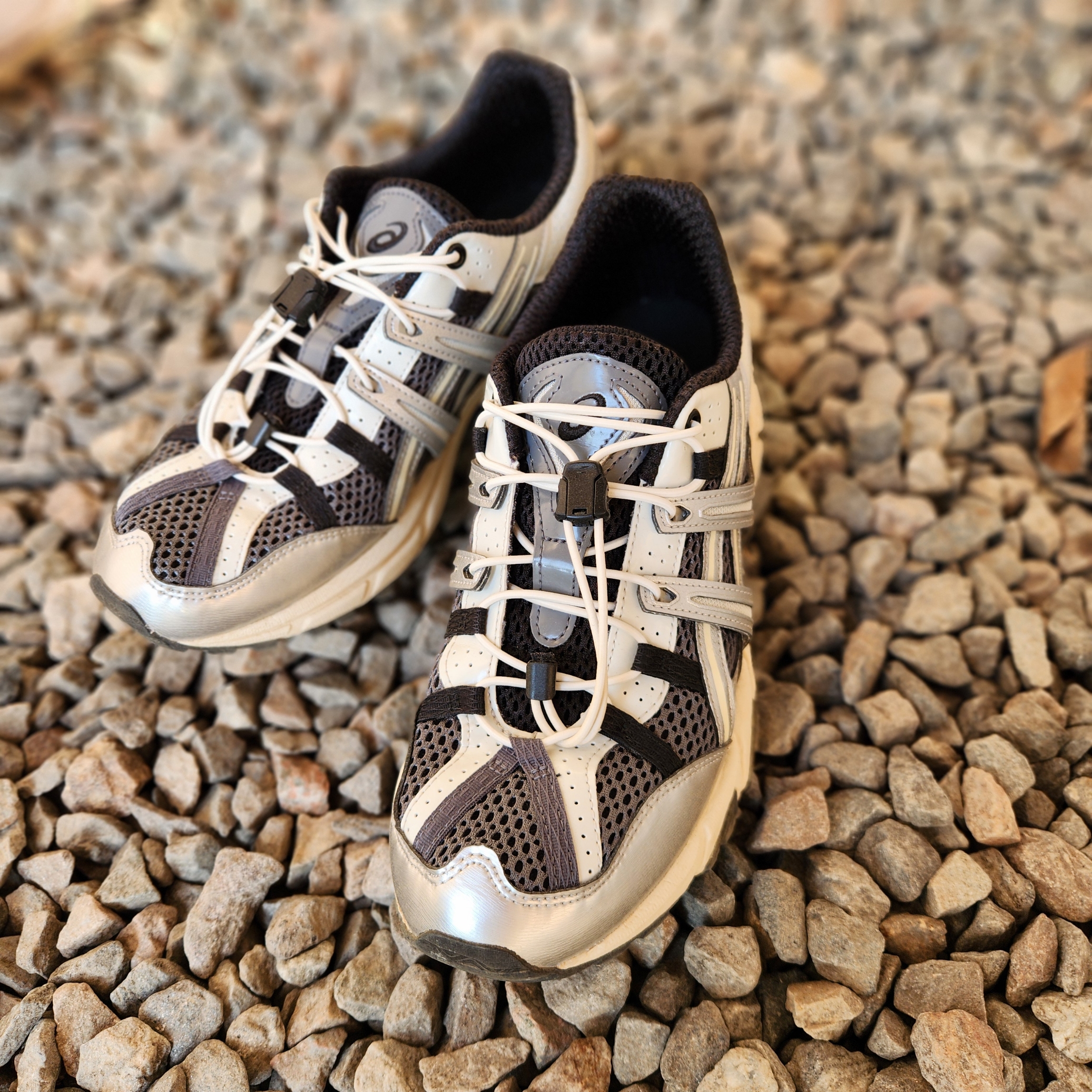 Asics Unlimited Gel-Sonoma 15-50 Steel Grey Pure Silver 착용 스타일 - 1