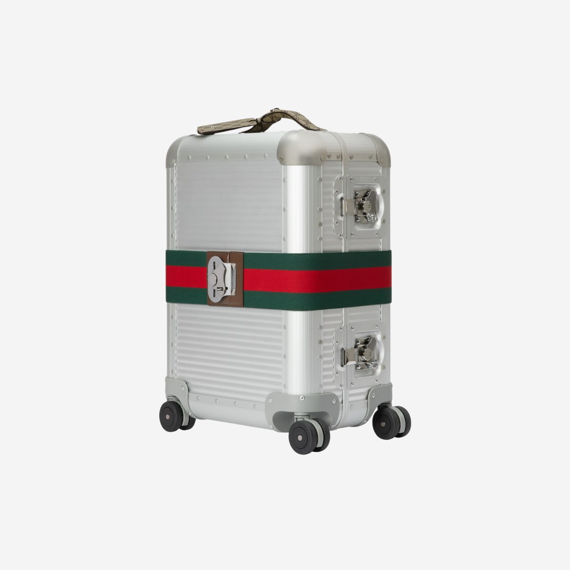 Gucci Porter Cabin Plus Trolley with Strap Silver Aluminum 상세 이미지 2