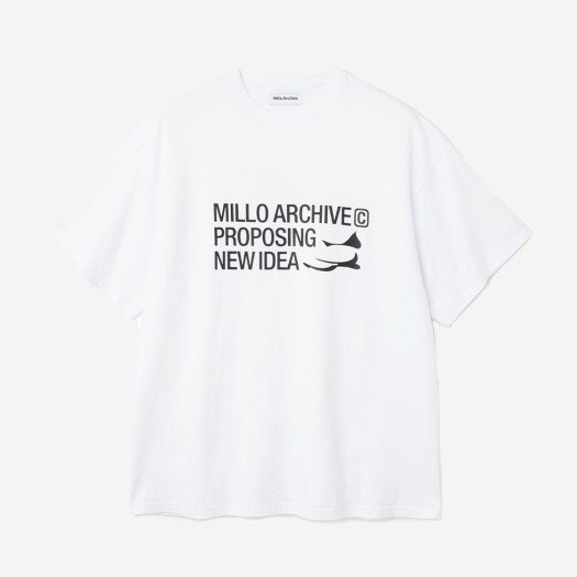 밀로 아카이브 뉴 아이디어 티셔츠 화이트