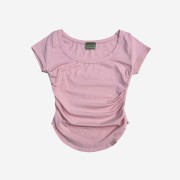 [KREAM 단독 / 예약 배송] Pleasenofollow New Momo Shirring Short Top New Pink