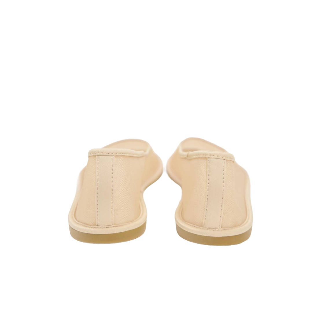 (W) 자라 매쉬 발레리나 플랫 슈즈 베이지((W) Zara Mesh Ballerina Flat Shoes Beige) - 3