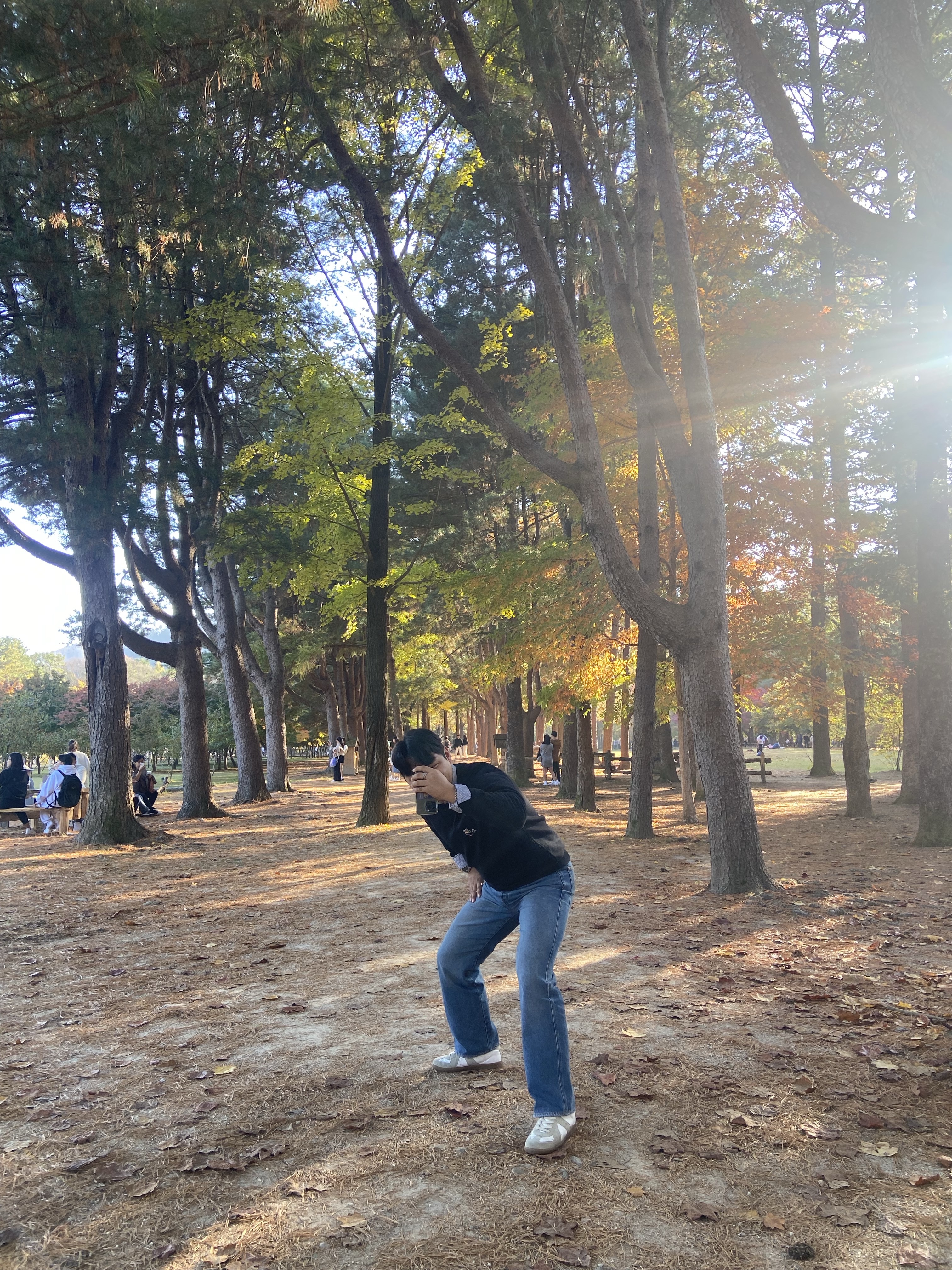 Maison Kitsune Dressed Fox Patch Classic Sweatshirt Black, Maison Margiela Calfskin Replica Sneakers 착용 스타일 - 2