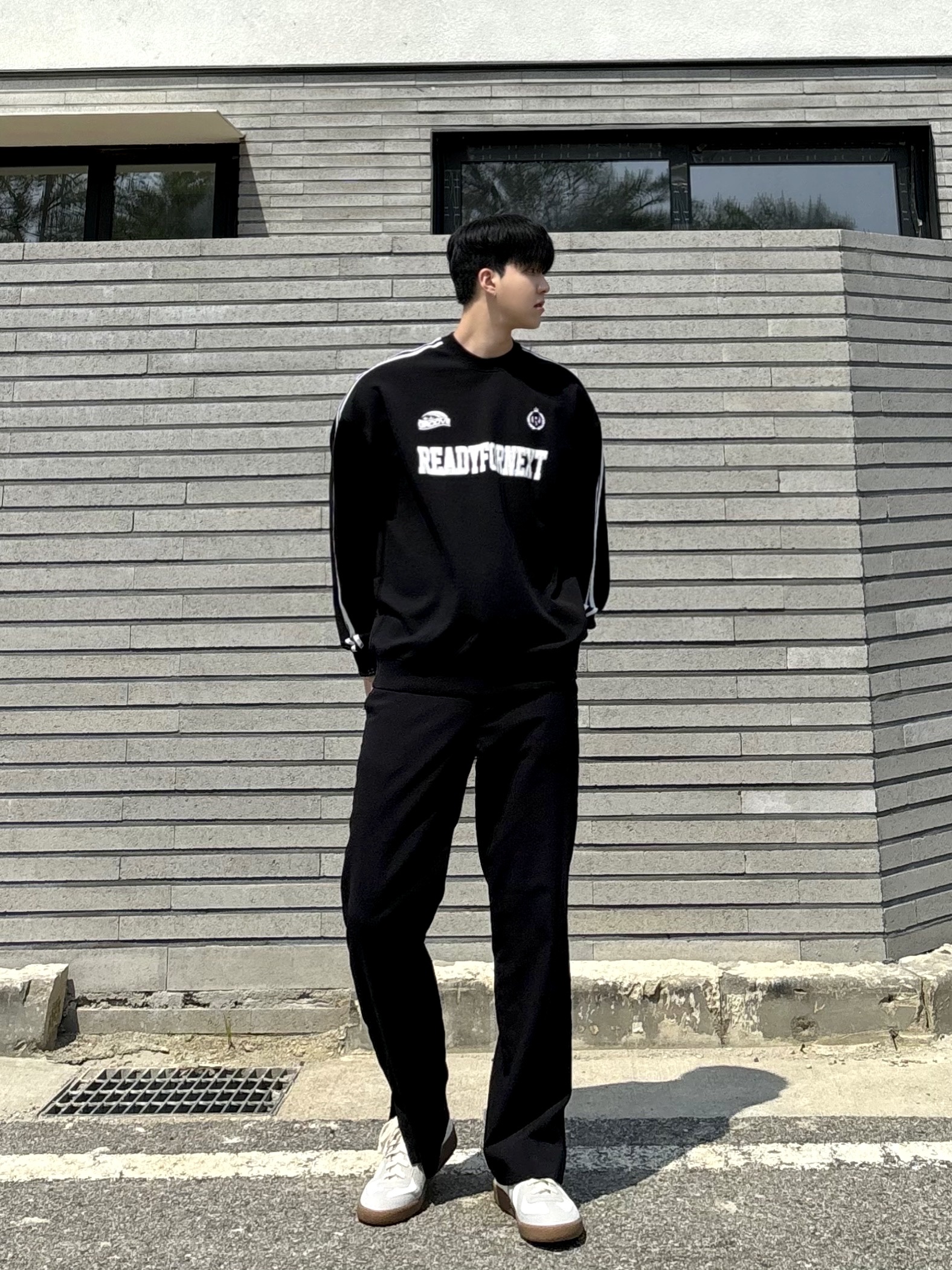 Adidas BW Army White 착용 스타일 - 2
