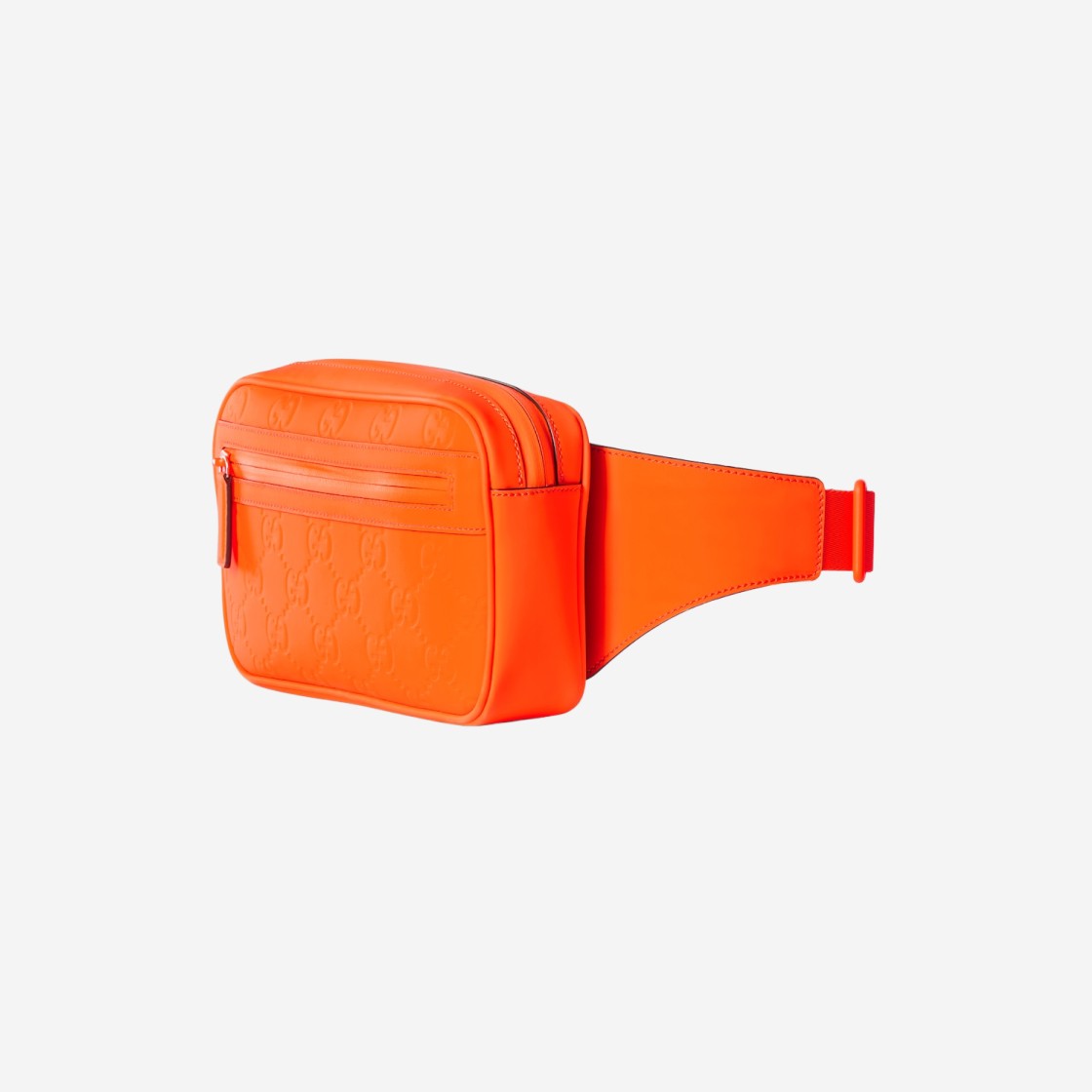 Gucci GG Rubber-Effect Belt Bag Bright Orange 상세 이미지 2