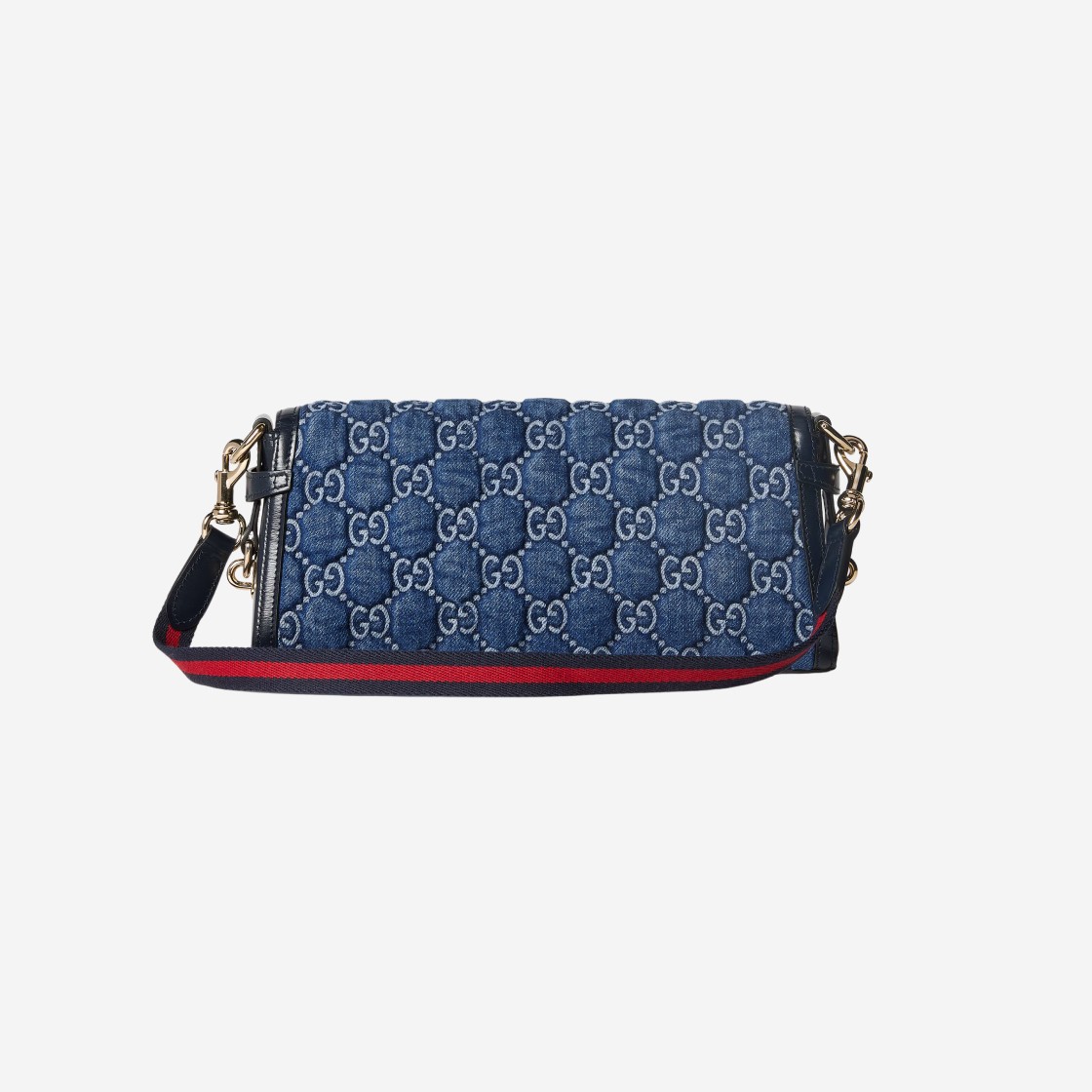 Gucci Luce Small Shoulder Bag Blue GG Denim 상세 이미지 3