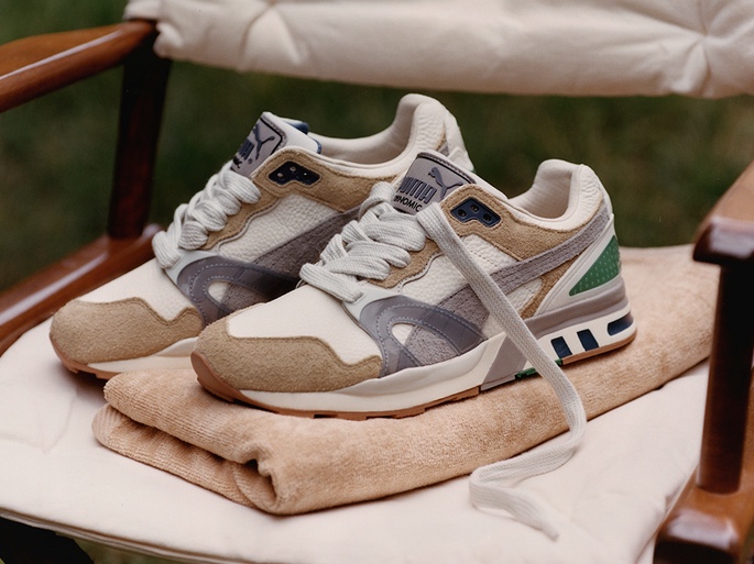 Puma x Rhuigi Trinomic XT-2 Sand Dune Warm White 착용 스타일