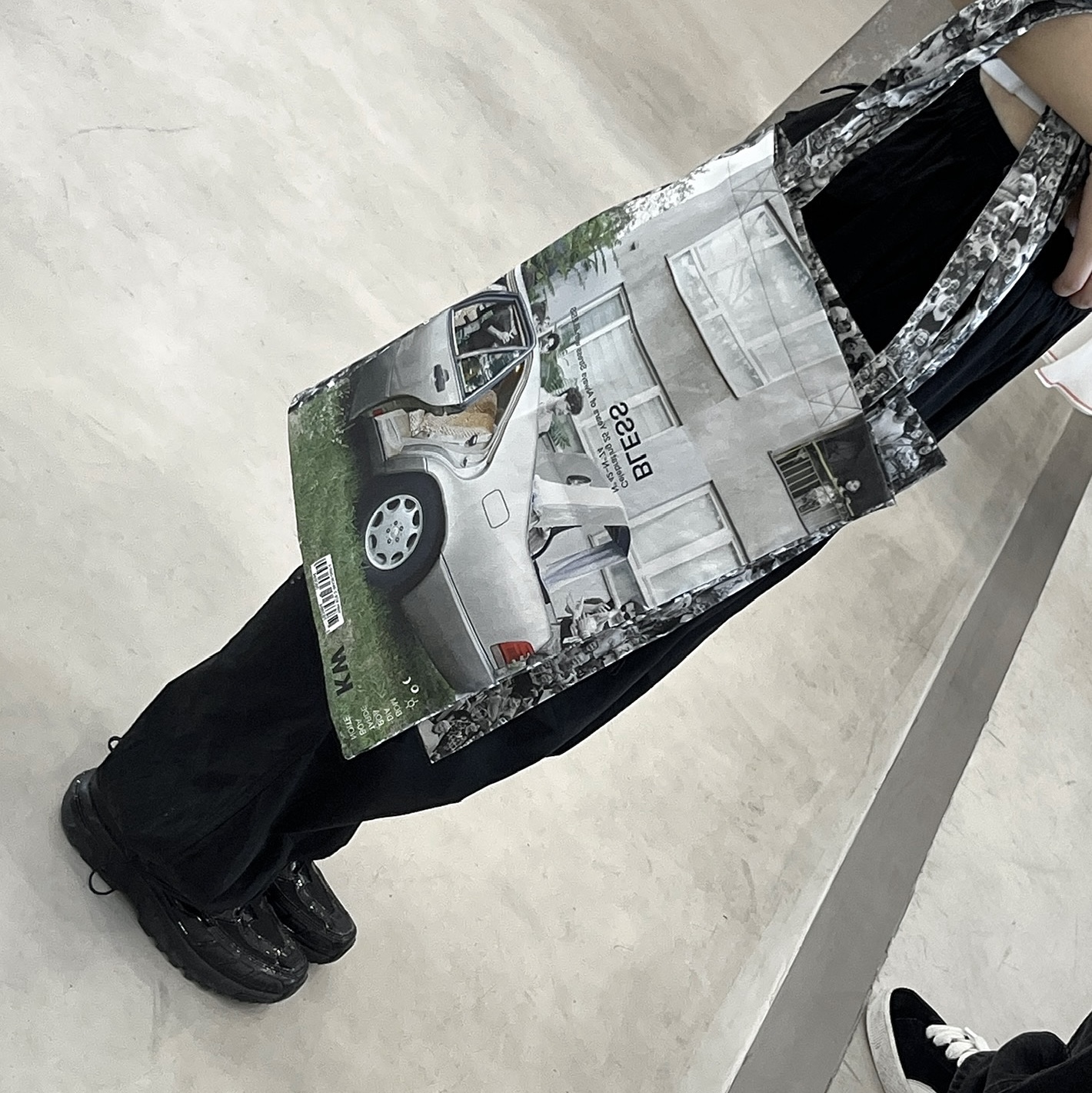 Salomon x MM6 Maison Margiela ACS Pro ADV Black Quiet Shade 착용 스타일