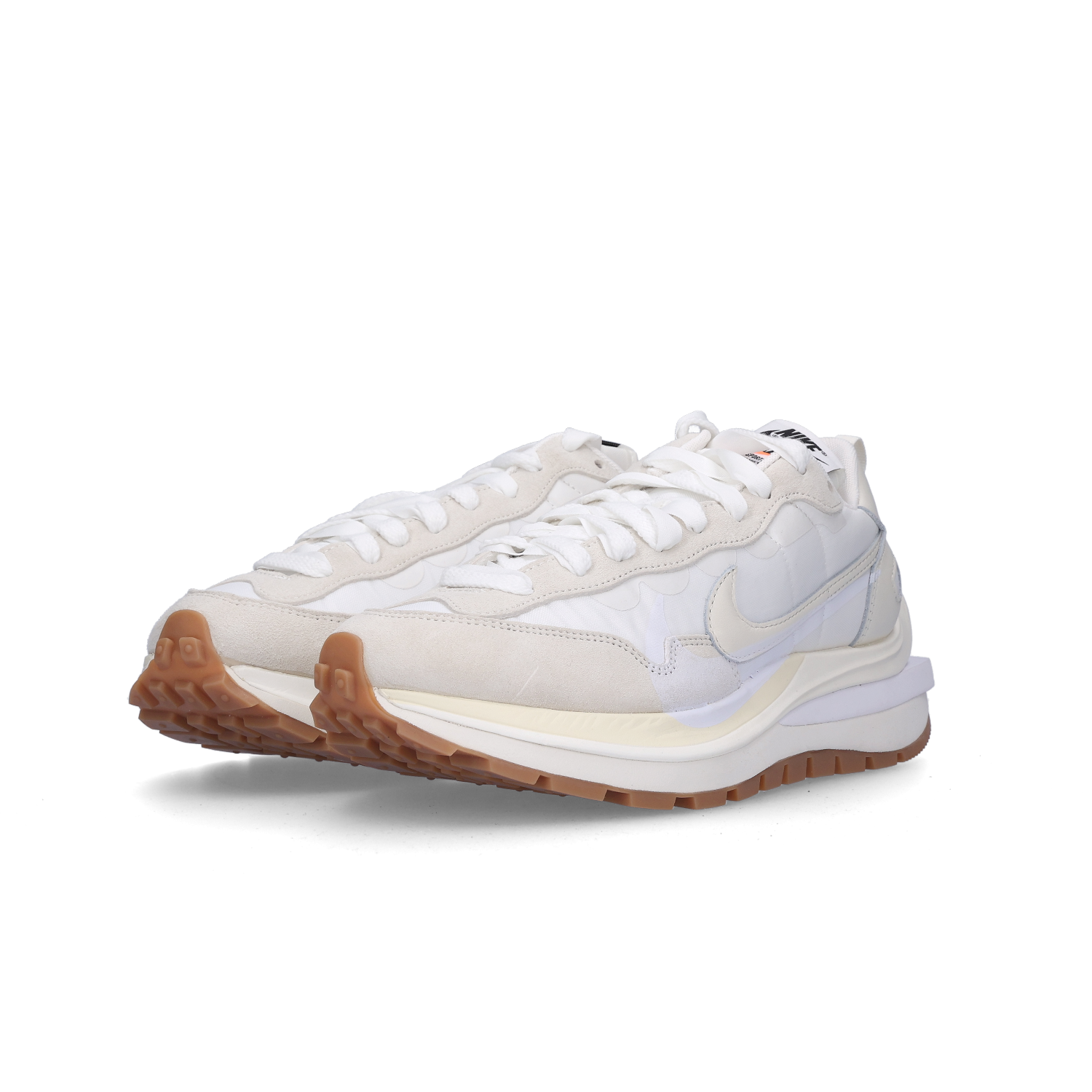 Nike x Sacai VaporWaffle White and Gum