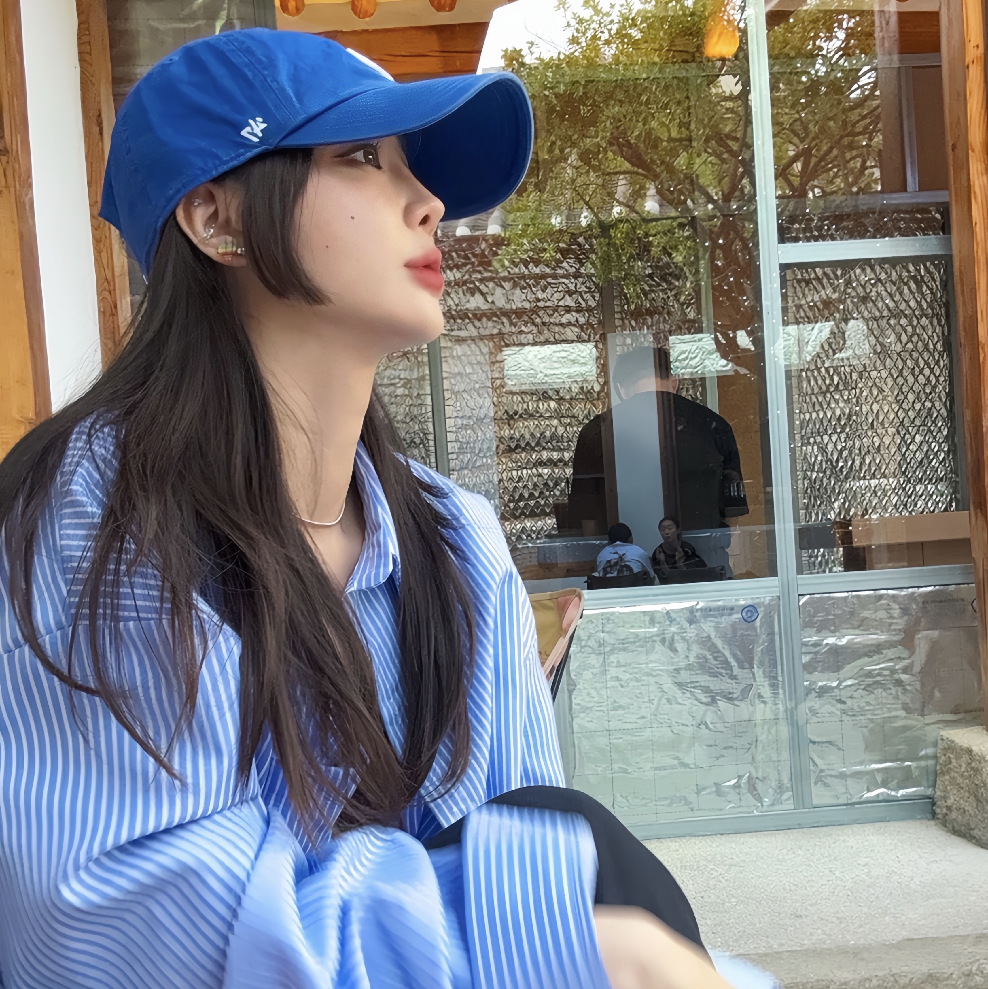 47 Brand LA Dodgers Clean Up Royal 착용 스타일