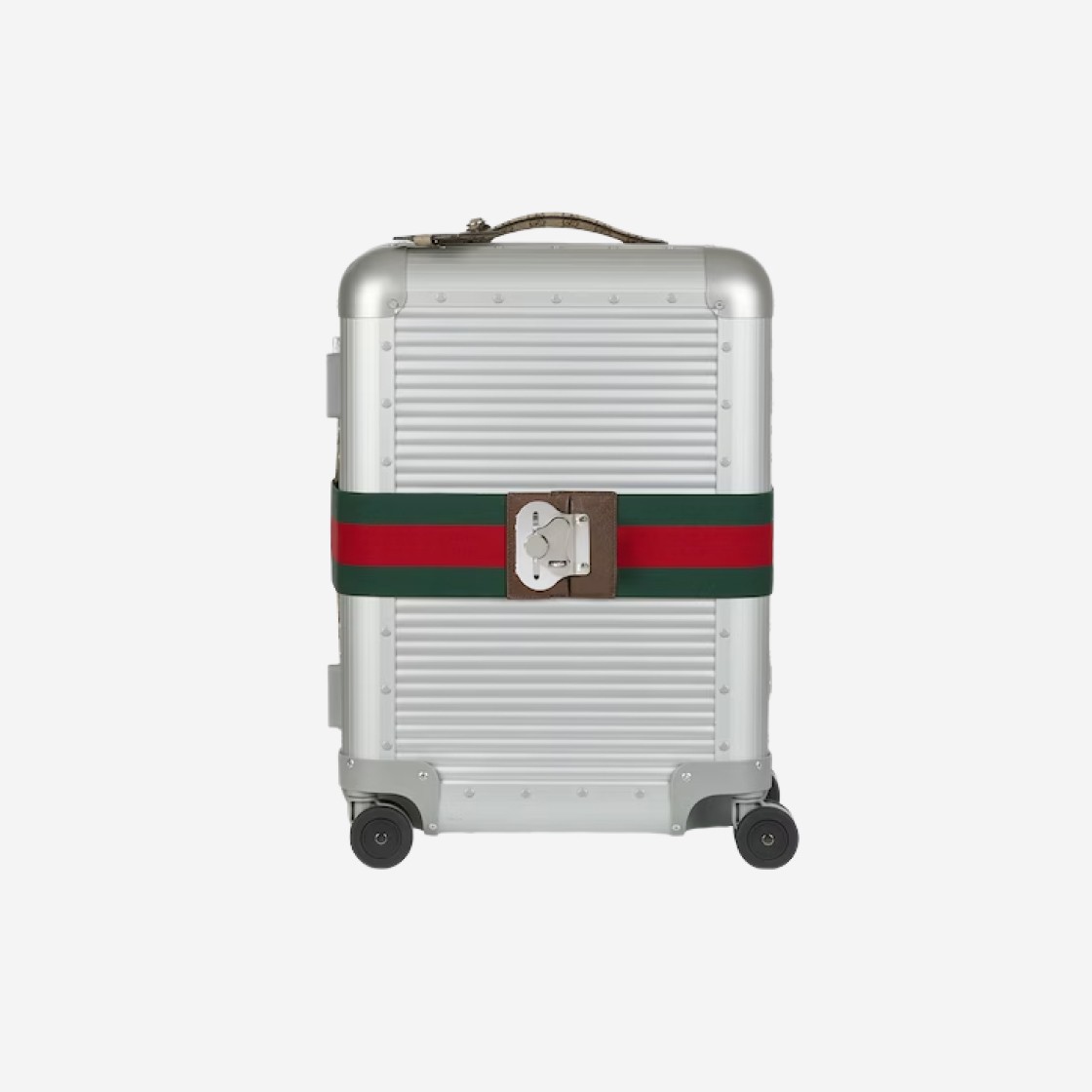 Gucci Porter Cabin Plus Trolley with Strap Silver Aluminum 상세 이미지 1