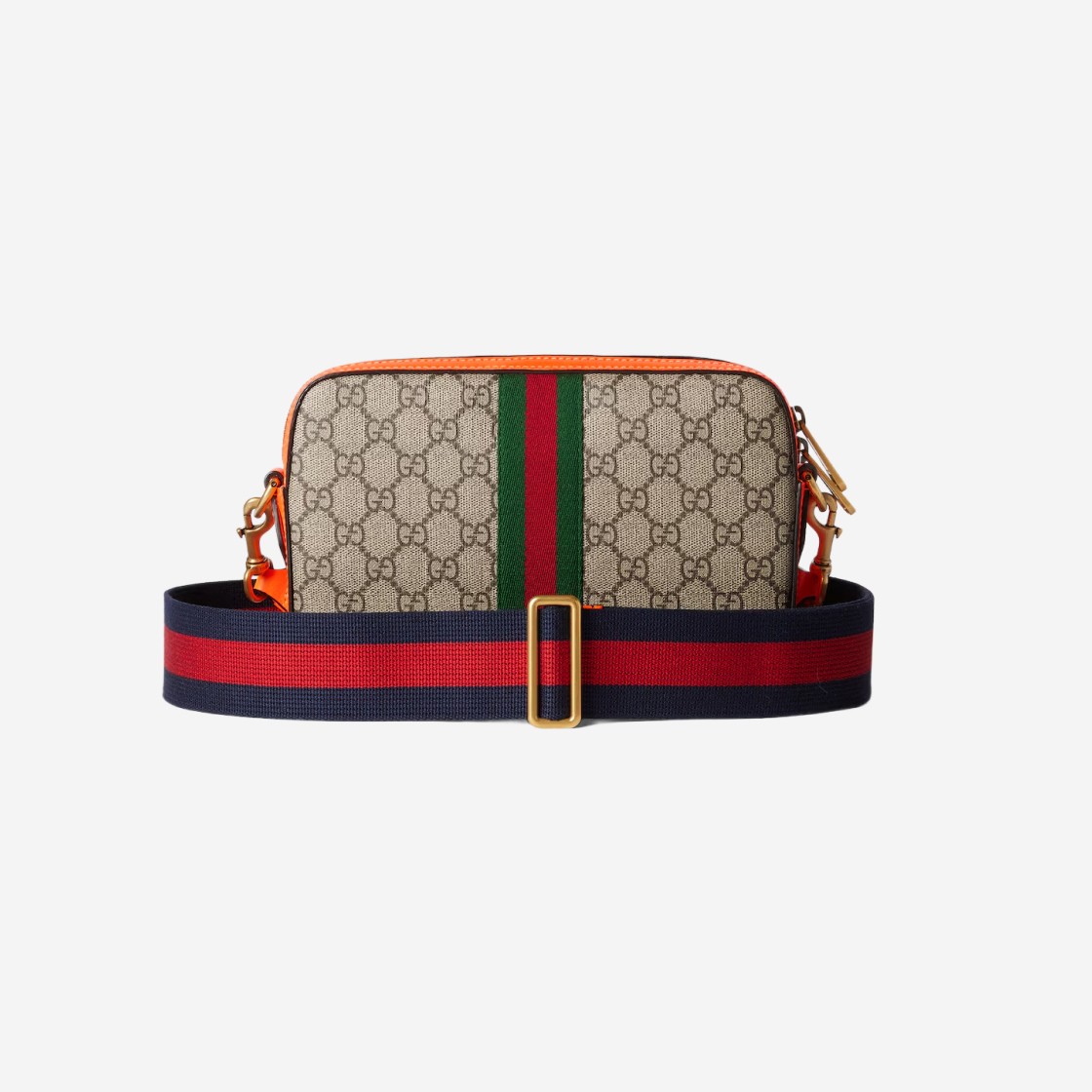 Gucci Ophidia GG Small Crossbody Bag Beige Ebony Bright Orange 상세 이미지 3